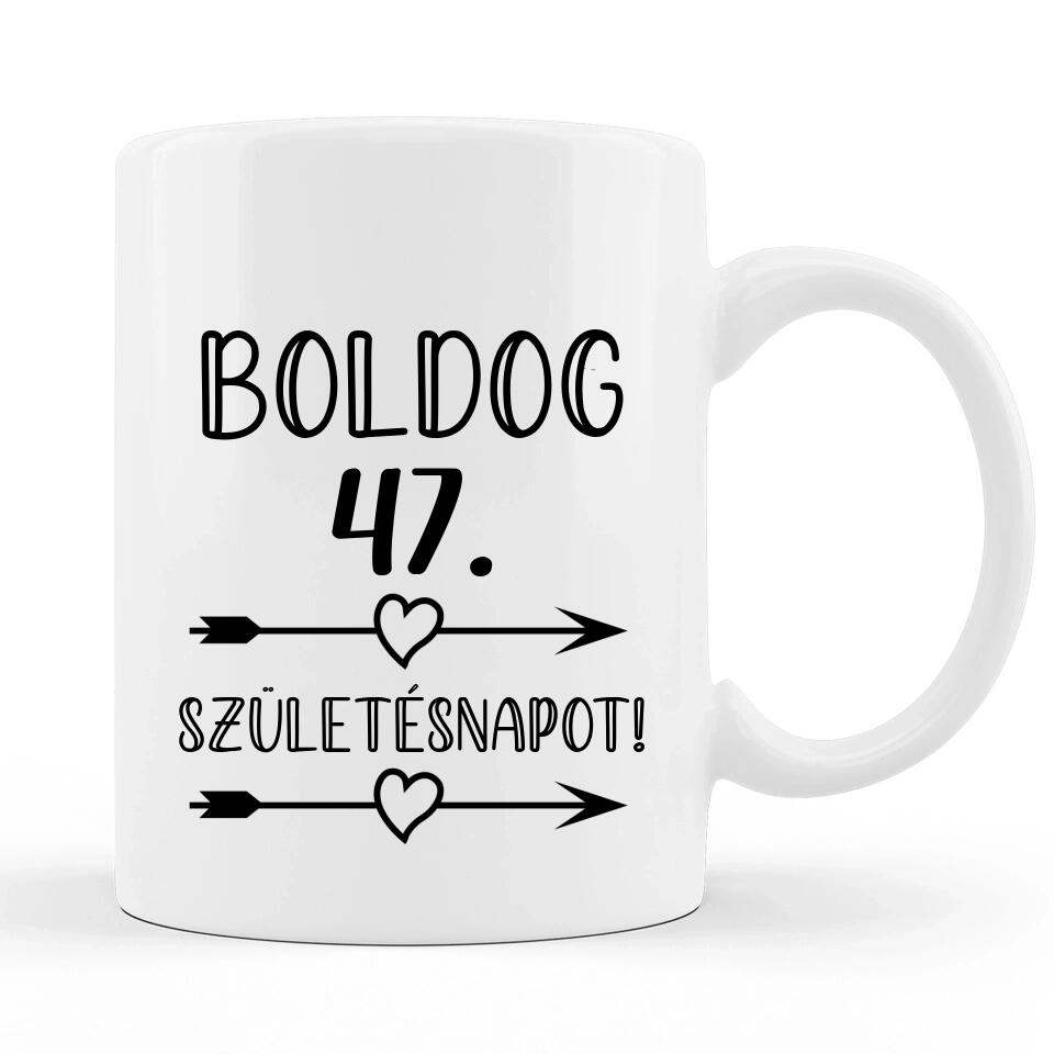 Egyedi Születésnapi Bögre Apának #3 - Akár 3 gyermekkel