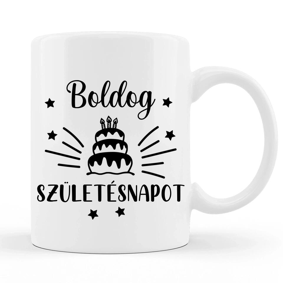 Egyedi Születésnapi Bögre Papának #1 - Akár 3 gyermekkel