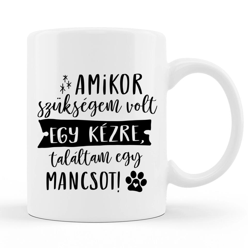 Egyedi Bögre Gazdiknak - Fiú Karakterrel - Akár 4 Kisállattal