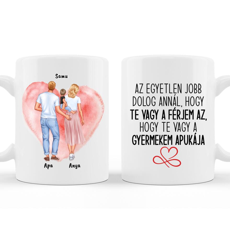 Családi Bögre #2 - Hátlapi idézettel #1