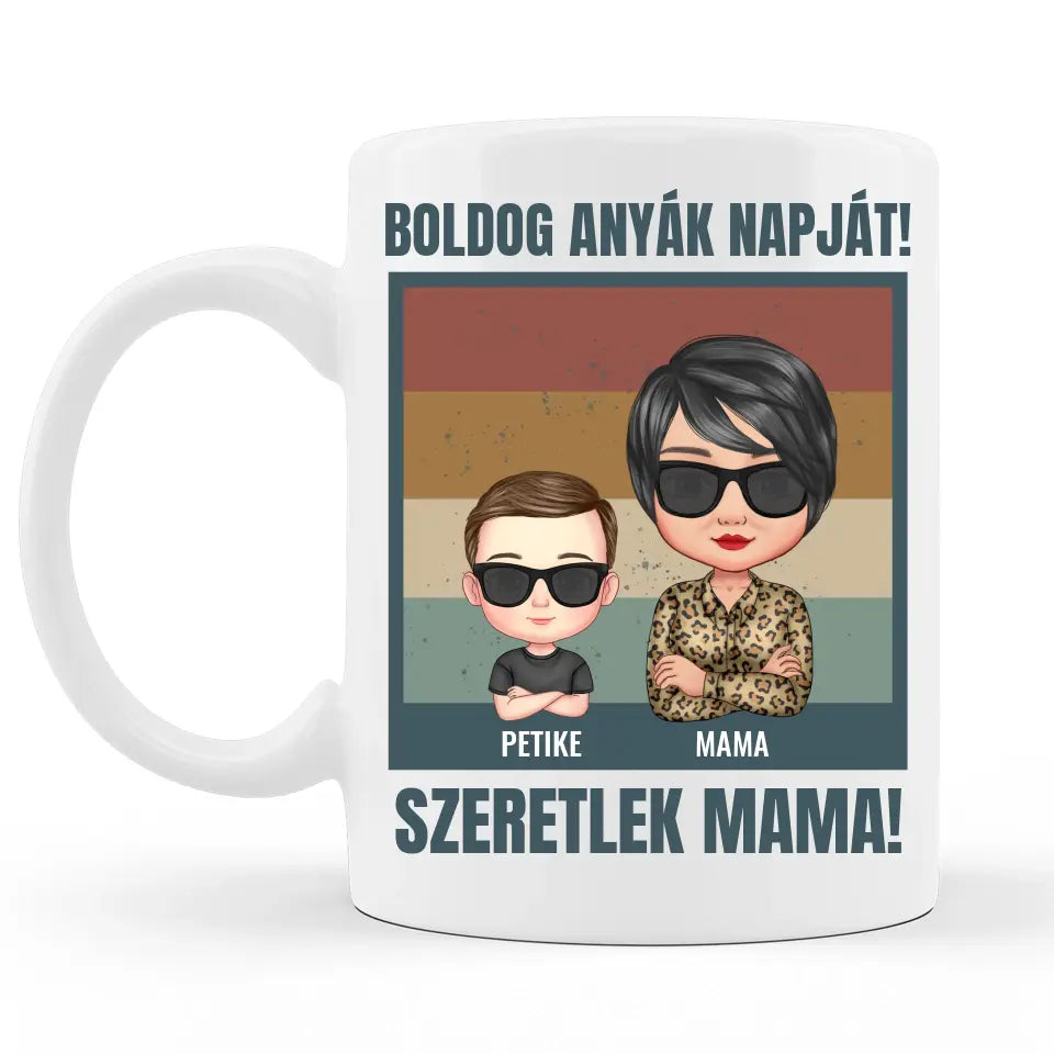 Egyedi Anyák Napi Bögre Nagymamáknak - Boldog Anyák Napját