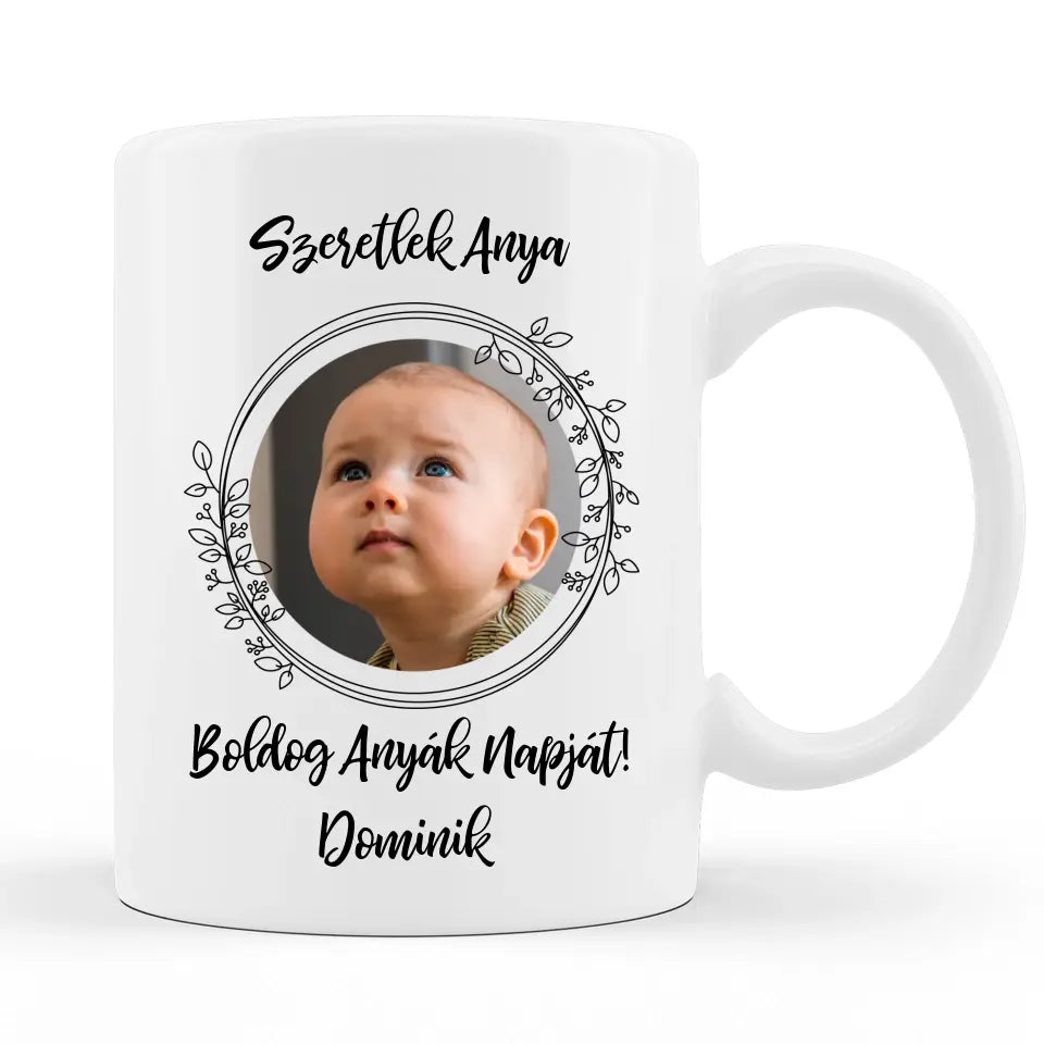 Fényképes Anyák Napi Bögre #2