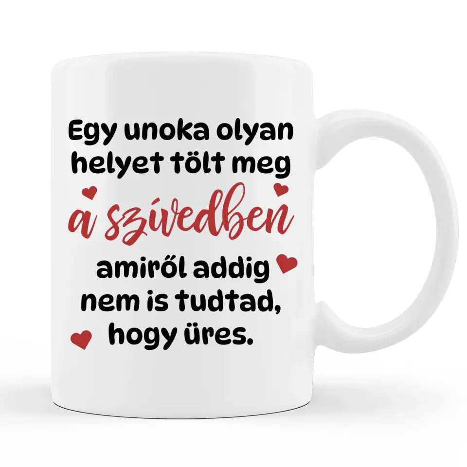 Egyedi Anyák napi Bögre Nagymamáknak - Akár 3 unokával - Anyák napi ajándékötlet