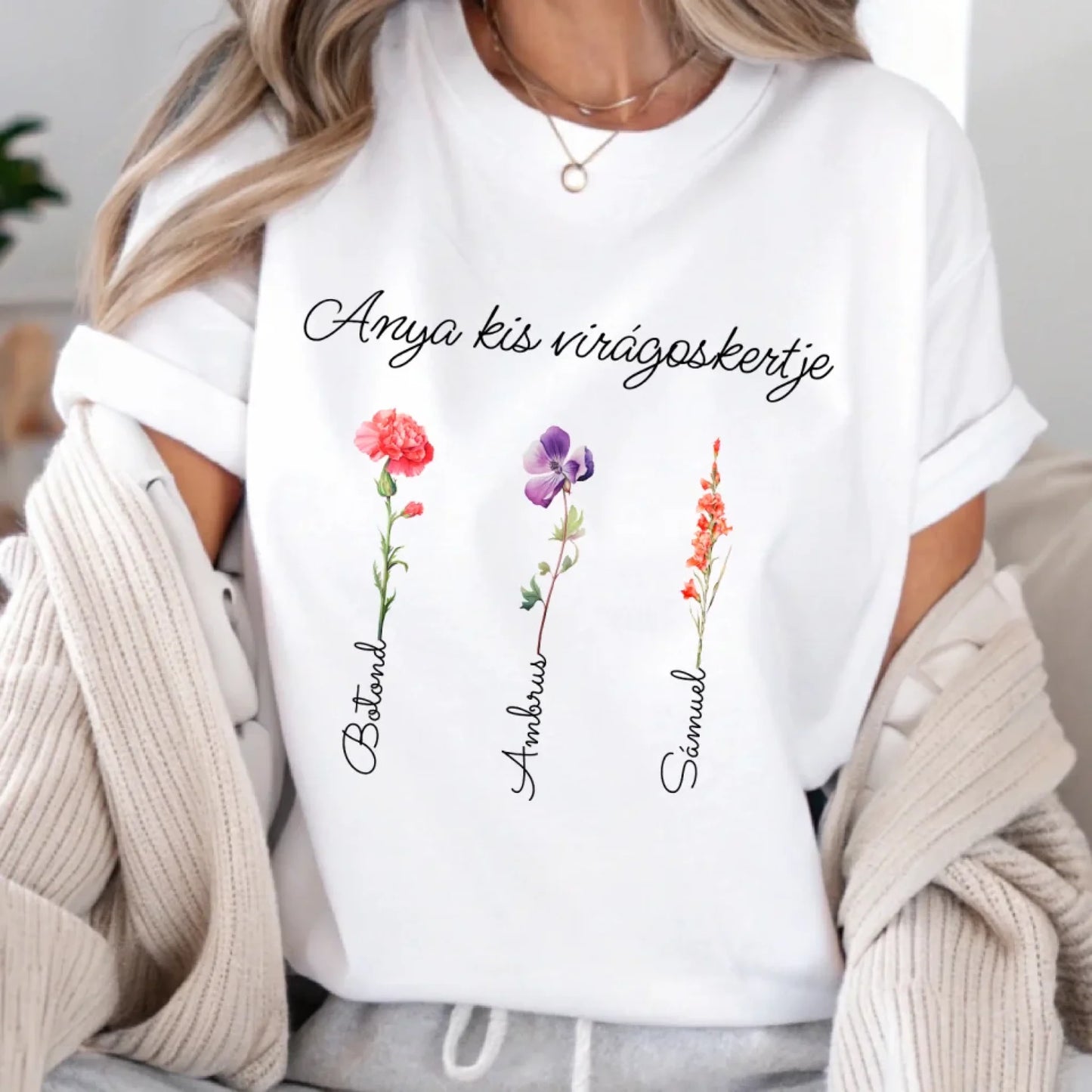 anya virág póló