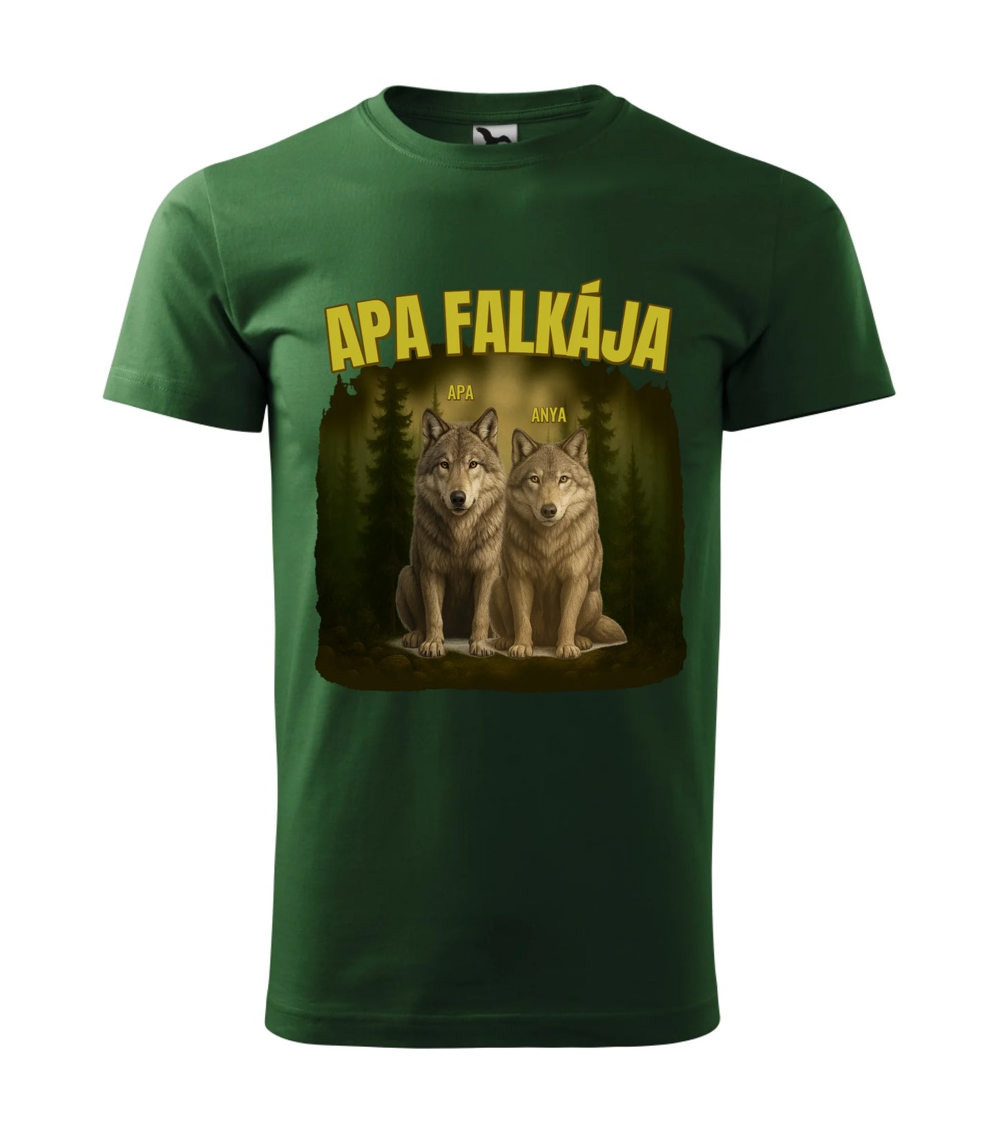 Férfi póló üvegzöld 06 1290612