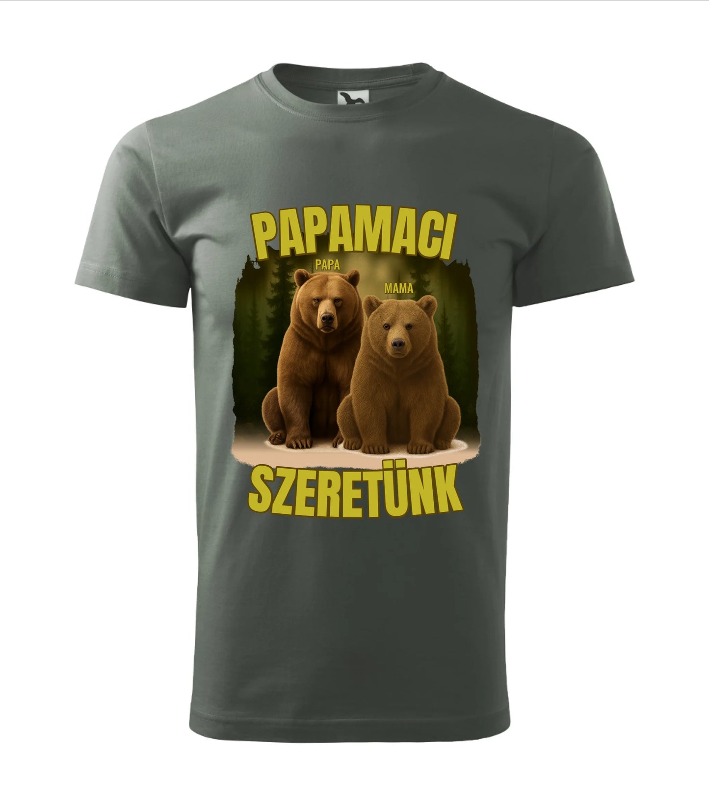 Férfi póló sötét palakő 67 1296712