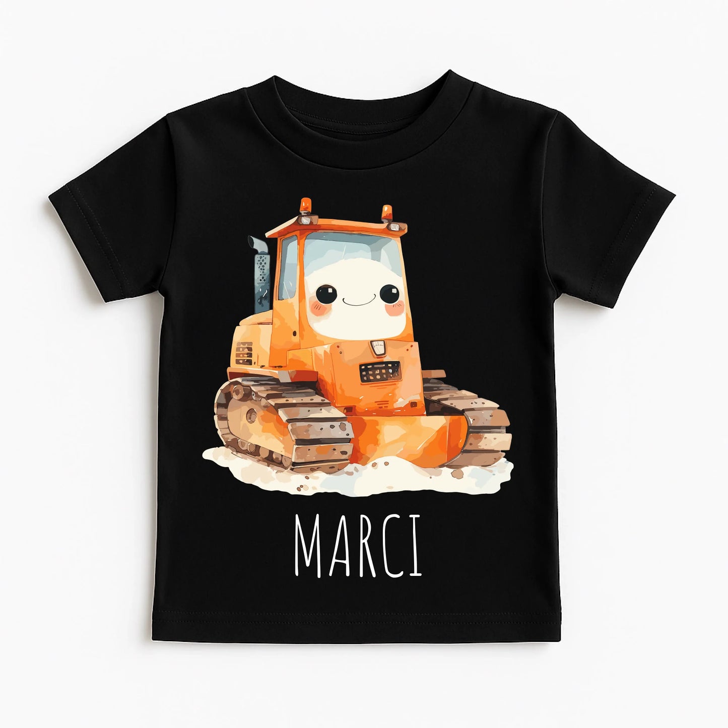 Classic Black T-Shirt on White