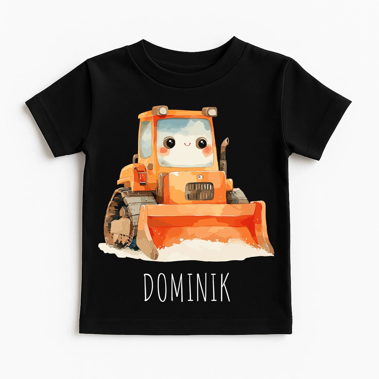Classic Black T-Shirt on White