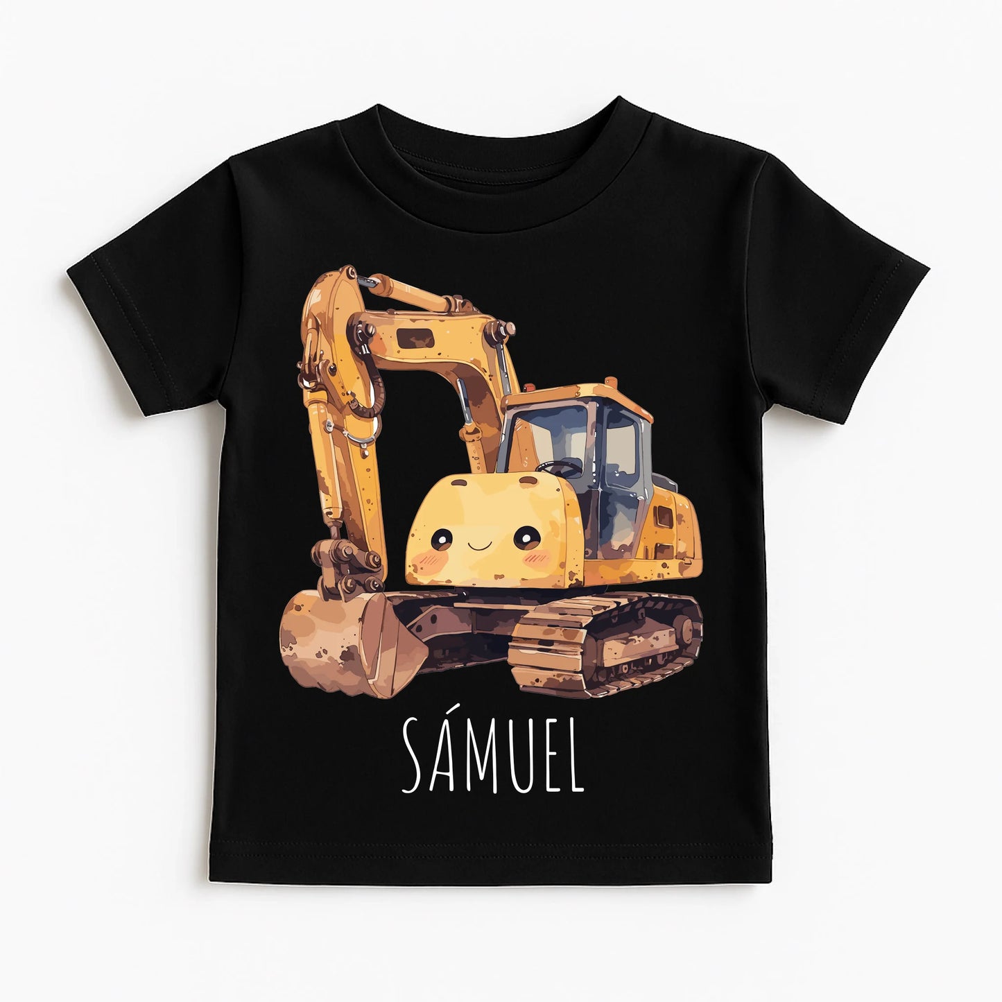 Classic Black T-Shirt on White