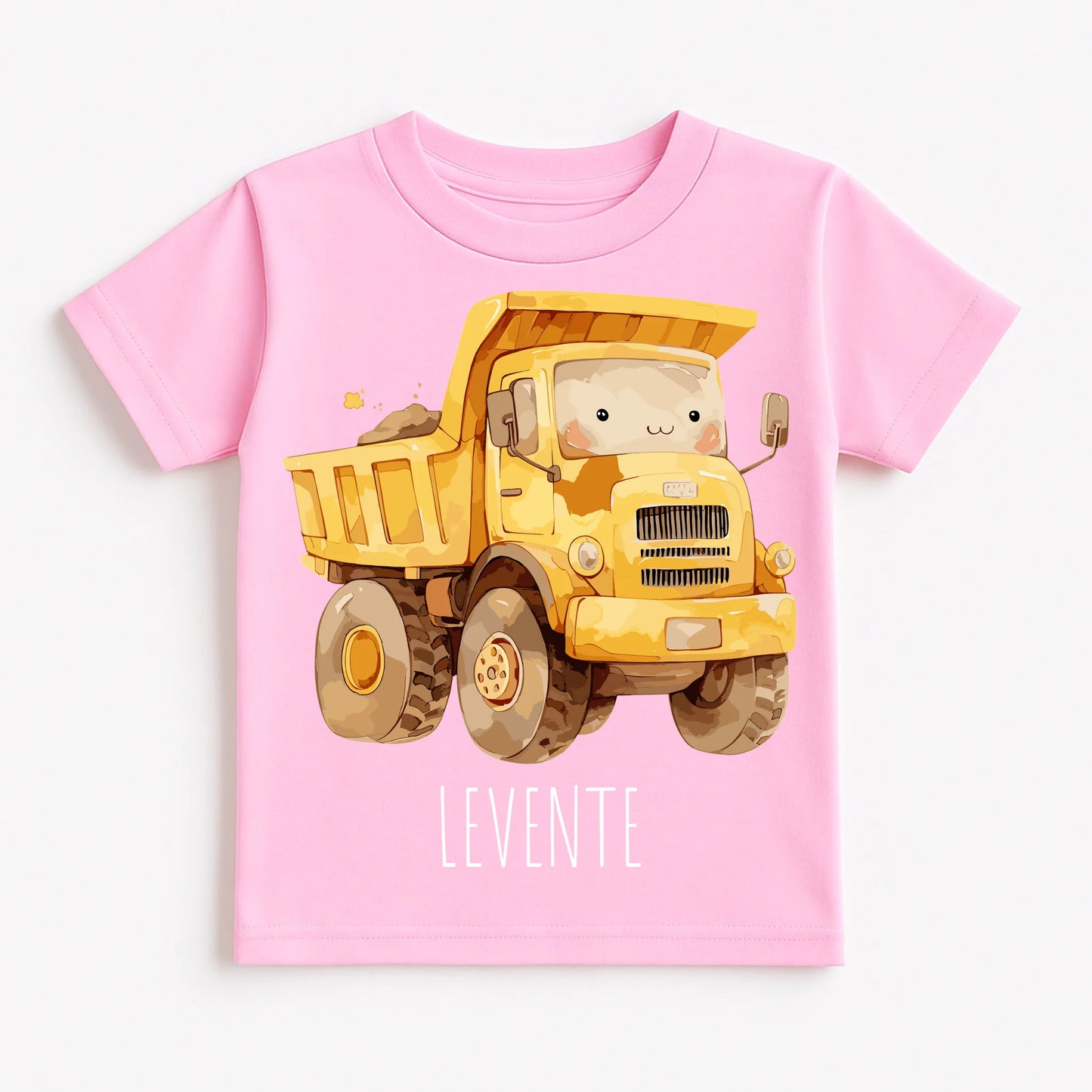 Pastel Pink T-Shirt Flat Lay