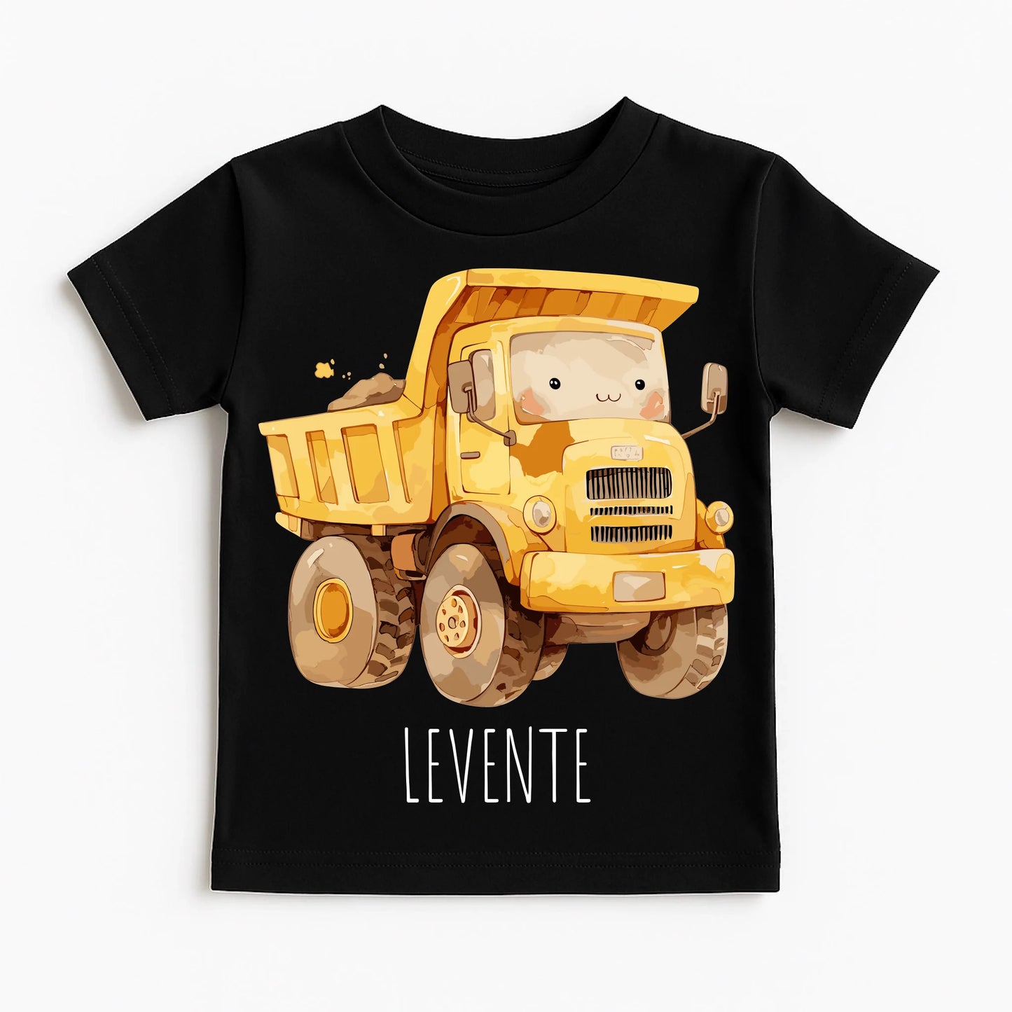 Classic Black T-Shirt on White