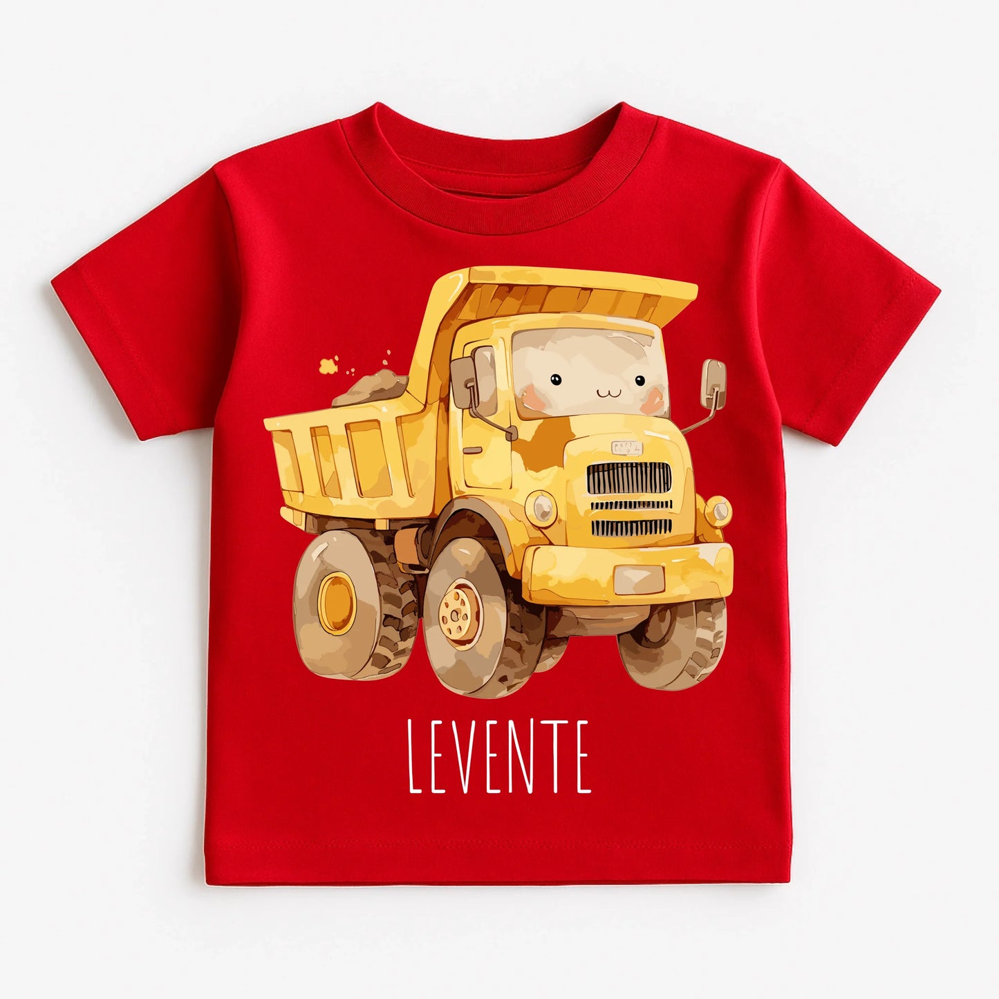 Red T-Shirt on White Background