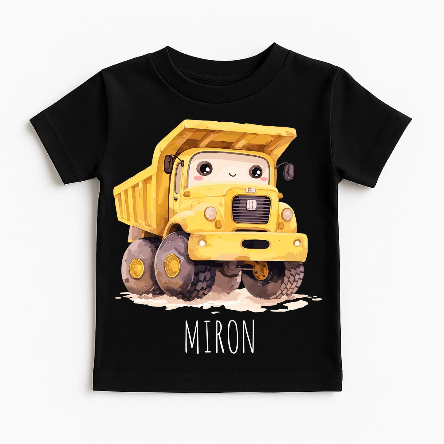 Classic Black T-Shirt on White