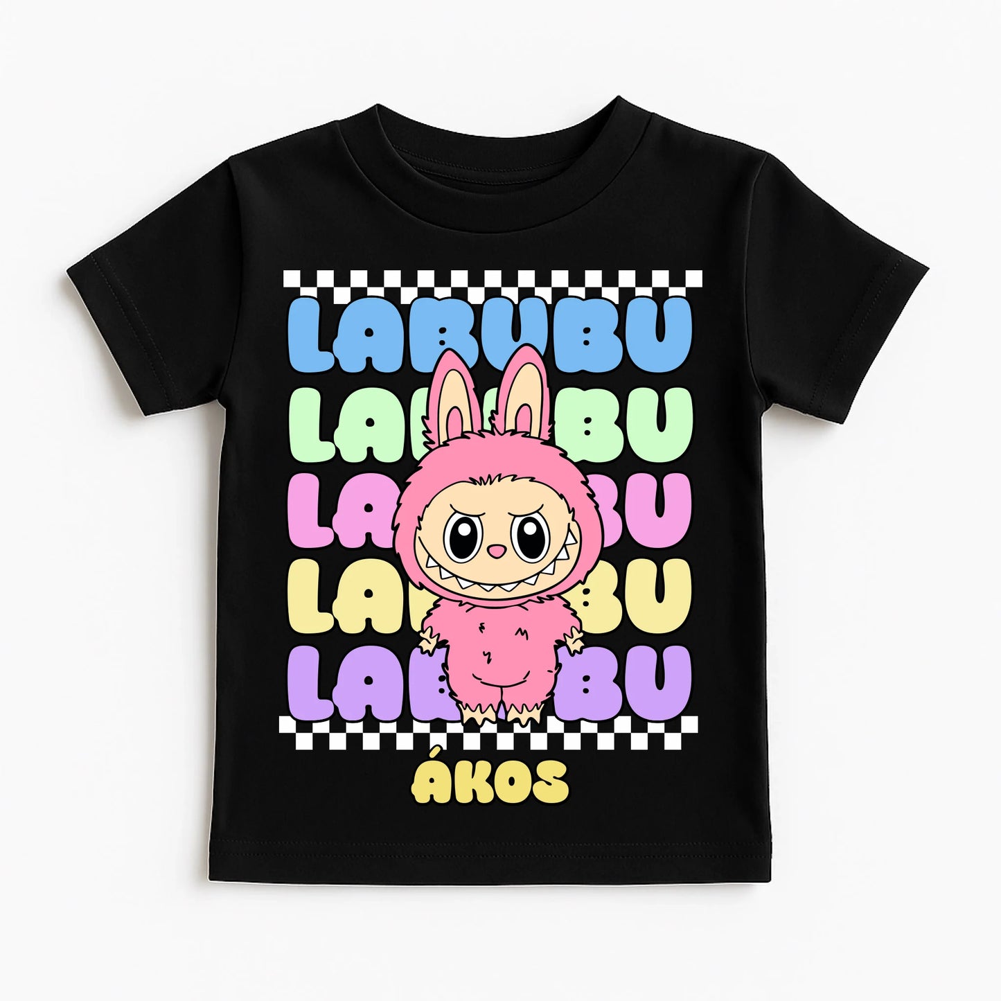 Classic Black T-Shirt on White