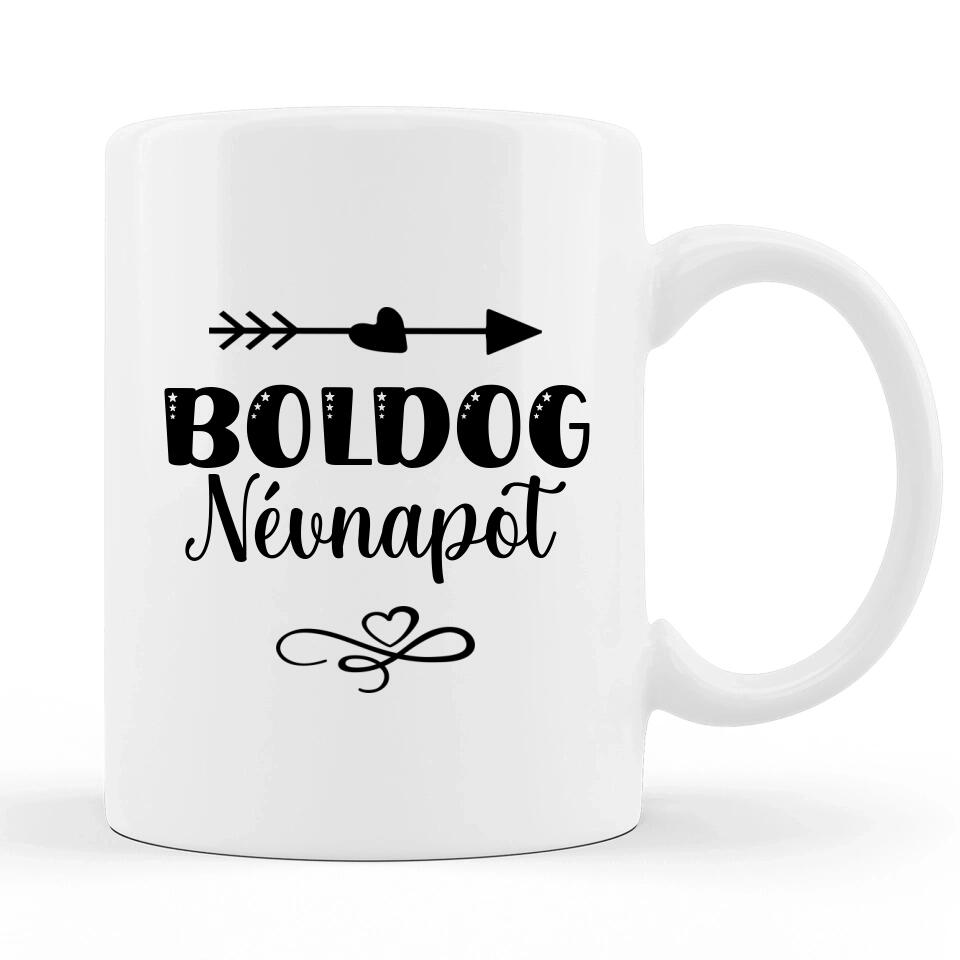 Egyedi Névnapi Bögre Apának #1 - Akár 3 gyermekkel