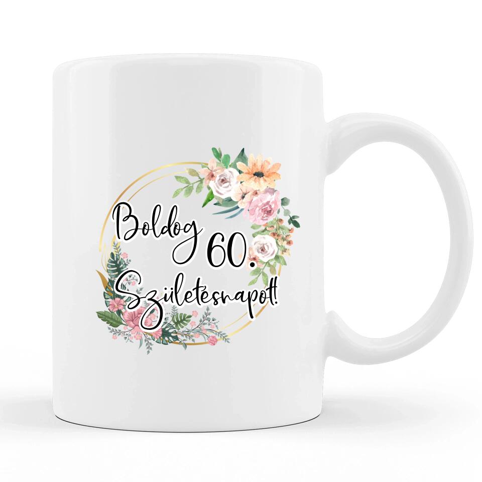 Egyedi Születésnapi Bögre Mamának #2 - Akár 3 gyermekkel