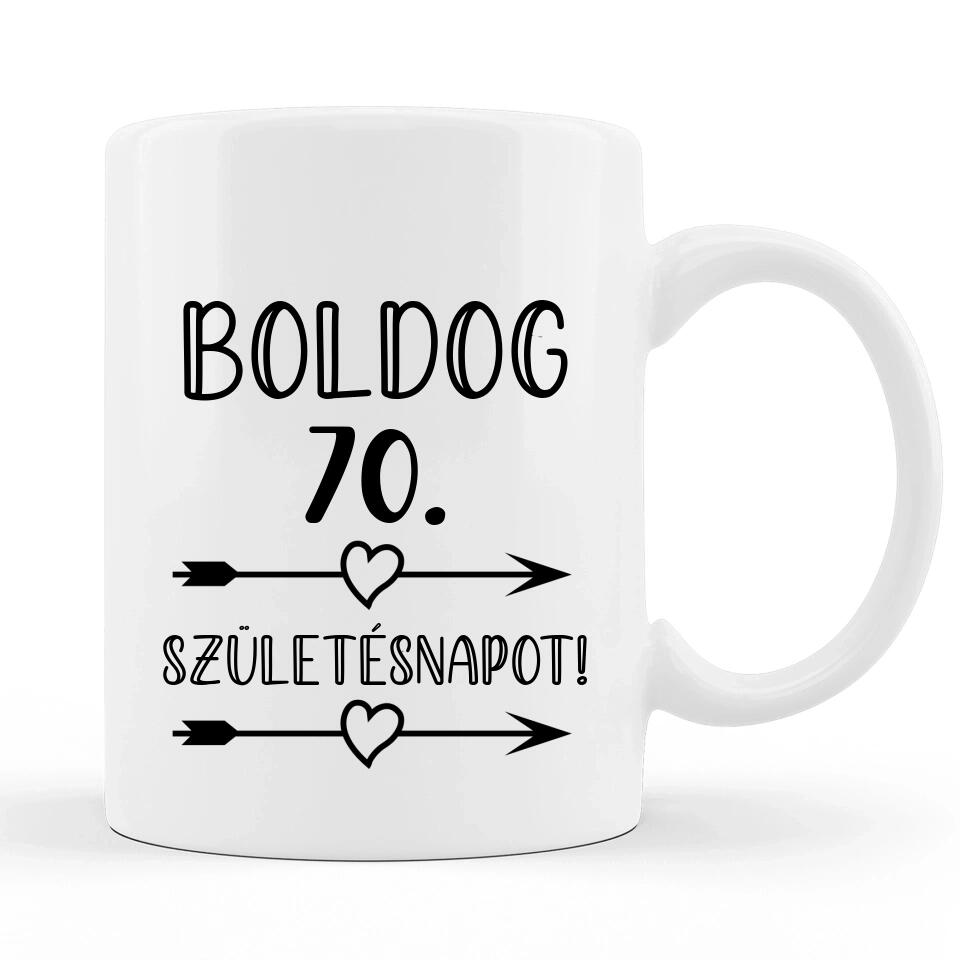 Egyedi Születésnapi Bögre Papának #2 - Akár 3 gyermekkel