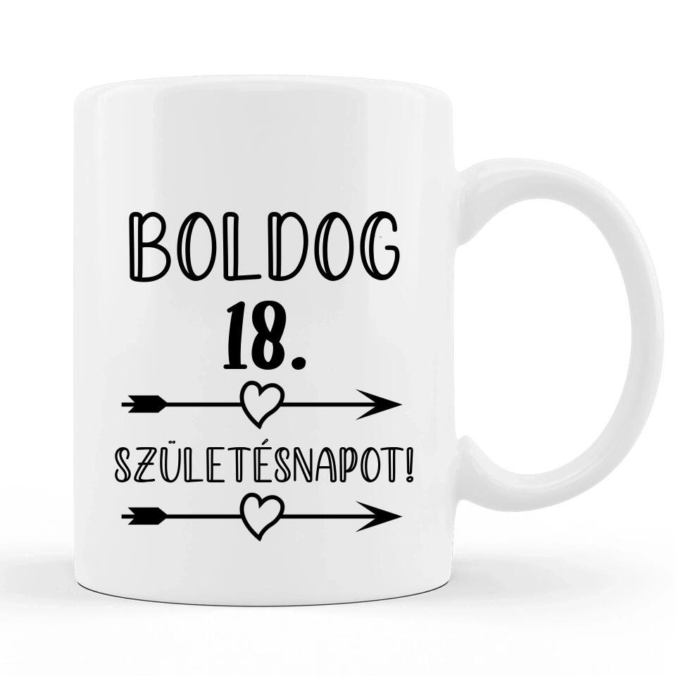 Egyedi Bögre 18. Születésnapra - Barátnőknek