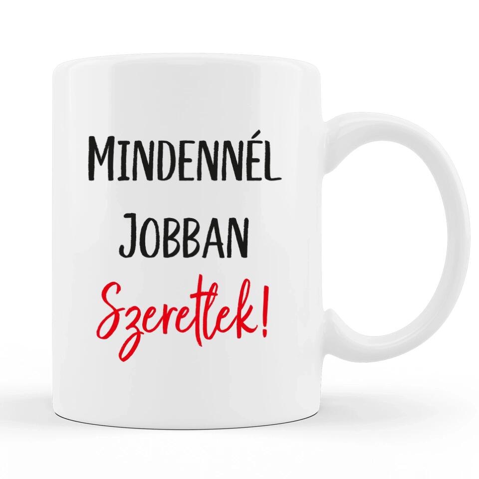 Egyedi Bögre Pároknak - Változtatható Idézettel #2