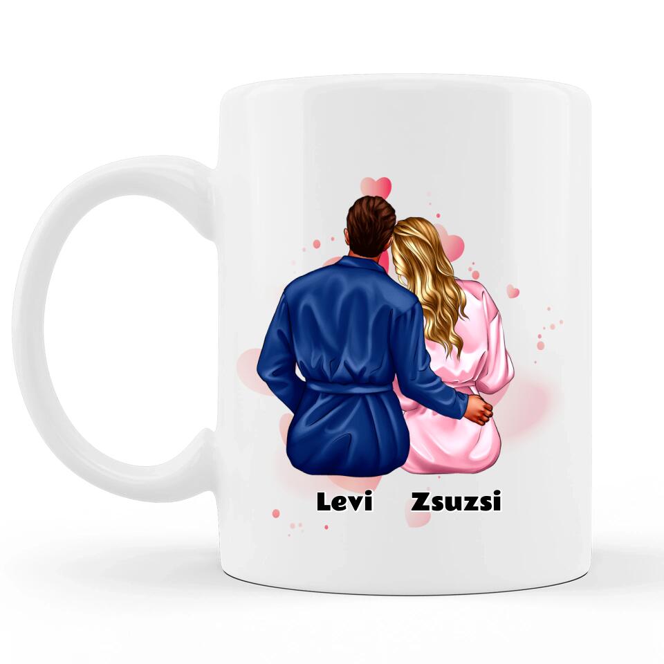 Egyedi Bögre Pároknak - Változtatható Idézettel #3