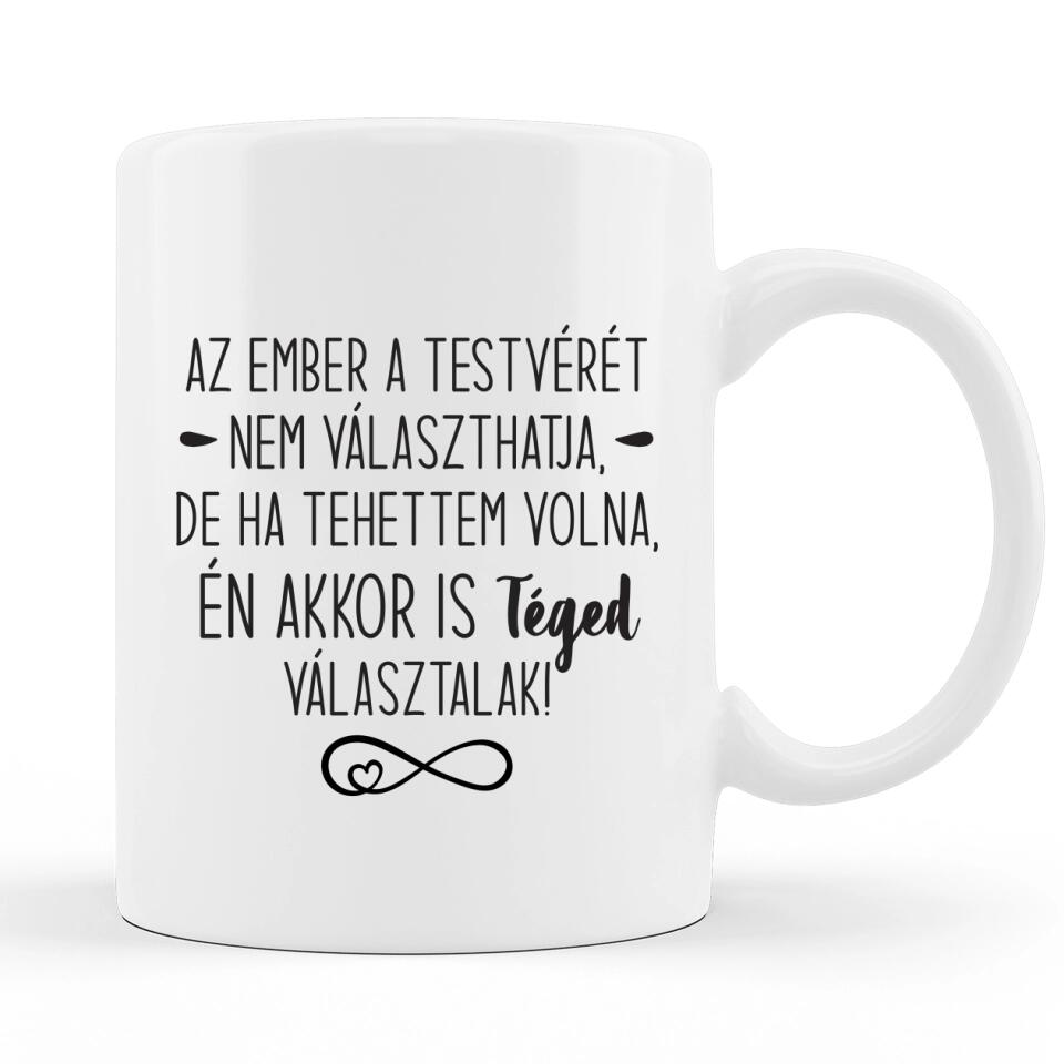 Egyedi Bögre Testvéreknek - Akár 4 Személyre Szabható Karakterrel #1