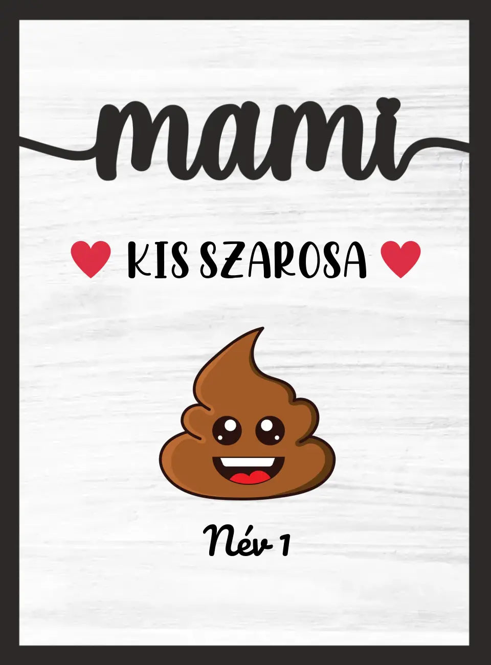 Mami Kis Szarosai - 2 rétegű asztali dísz