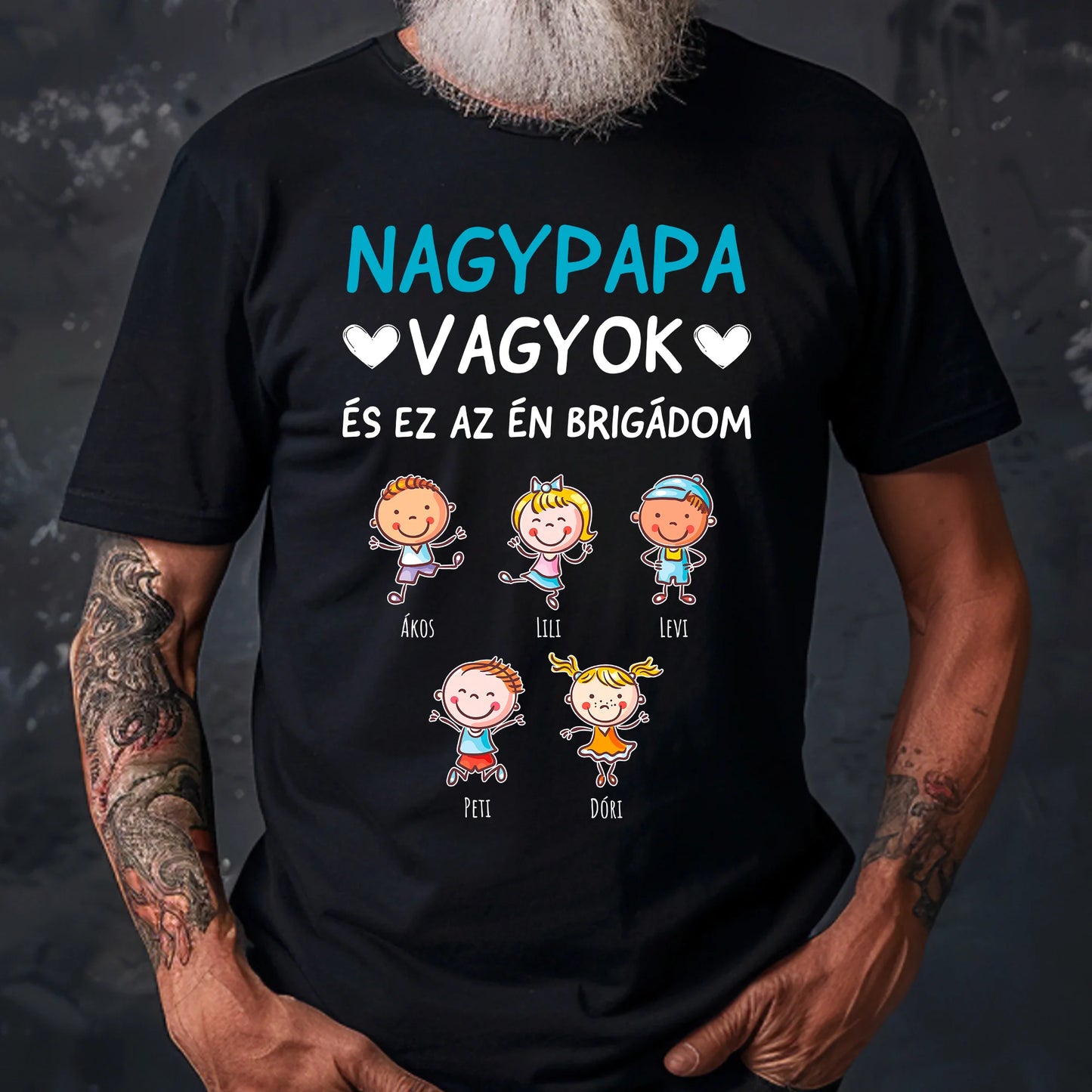 Nagypapa Brigádja Póló - Ajándék Papának