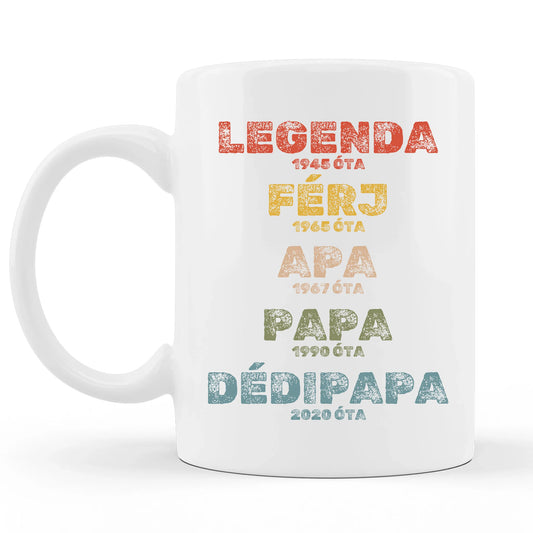 Apa a legenda - Apák napi bögre