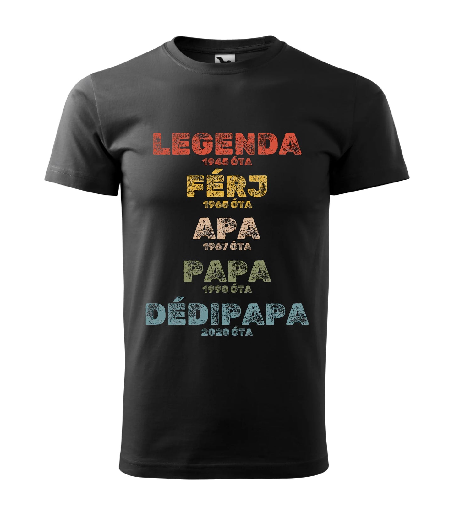 Férfi póló fekete  01 1290112
