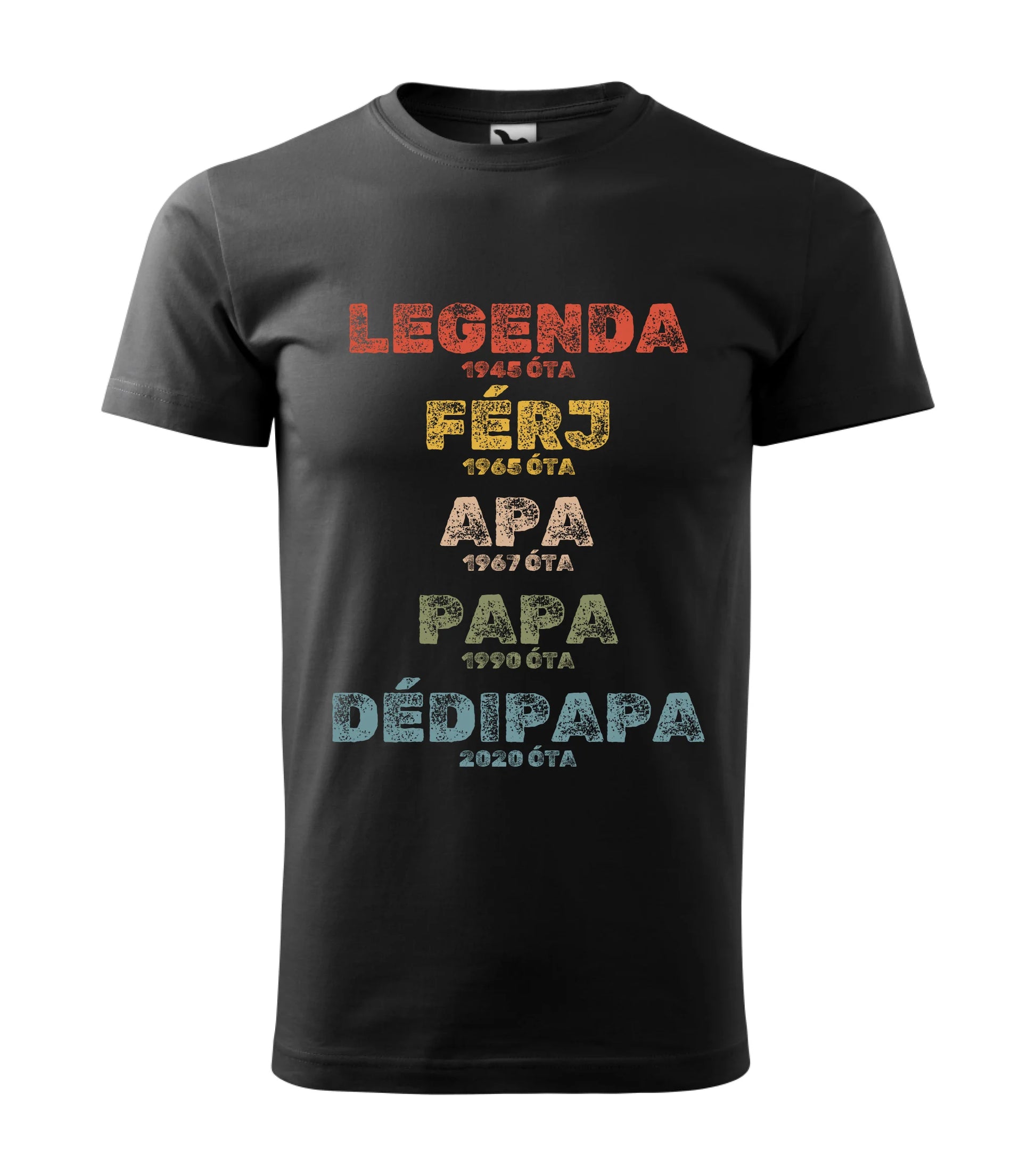 Férfi póló fekete  01 1290112