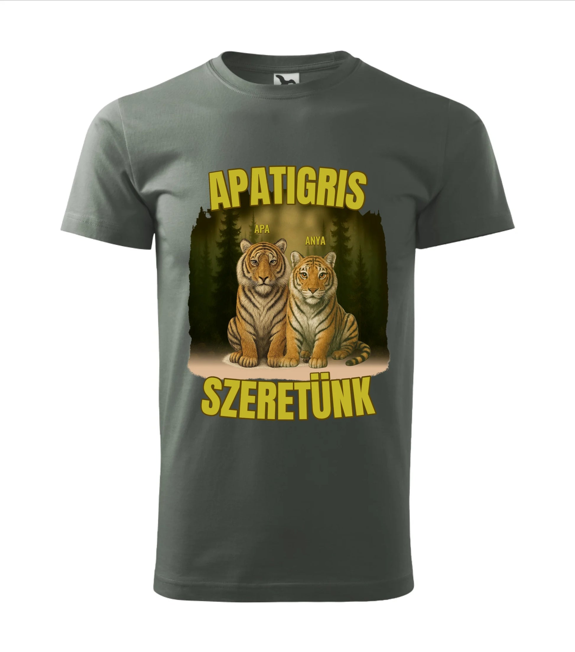 Férfi póló sötét palakő 67 1296712
