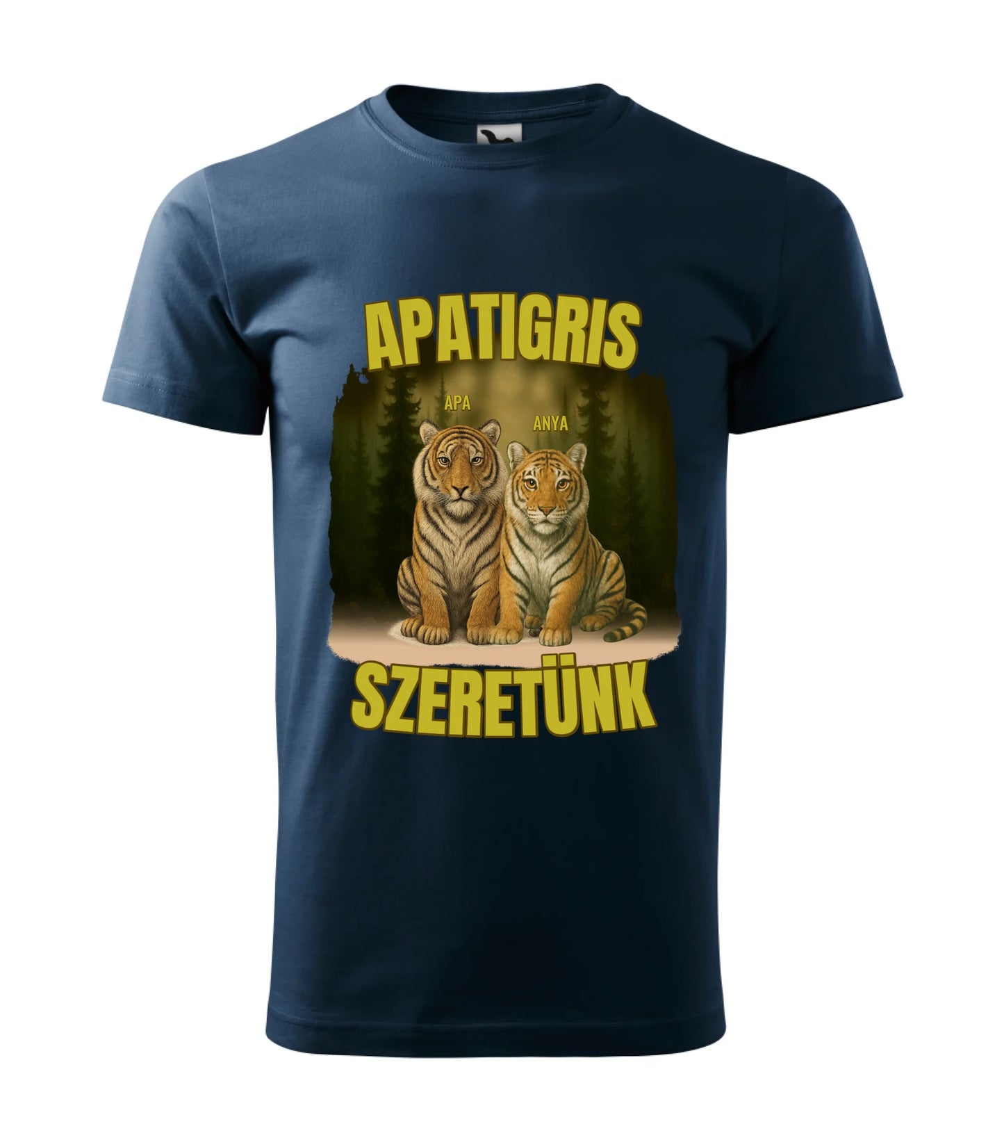 Férfi póló tengerészkék  02 1290212