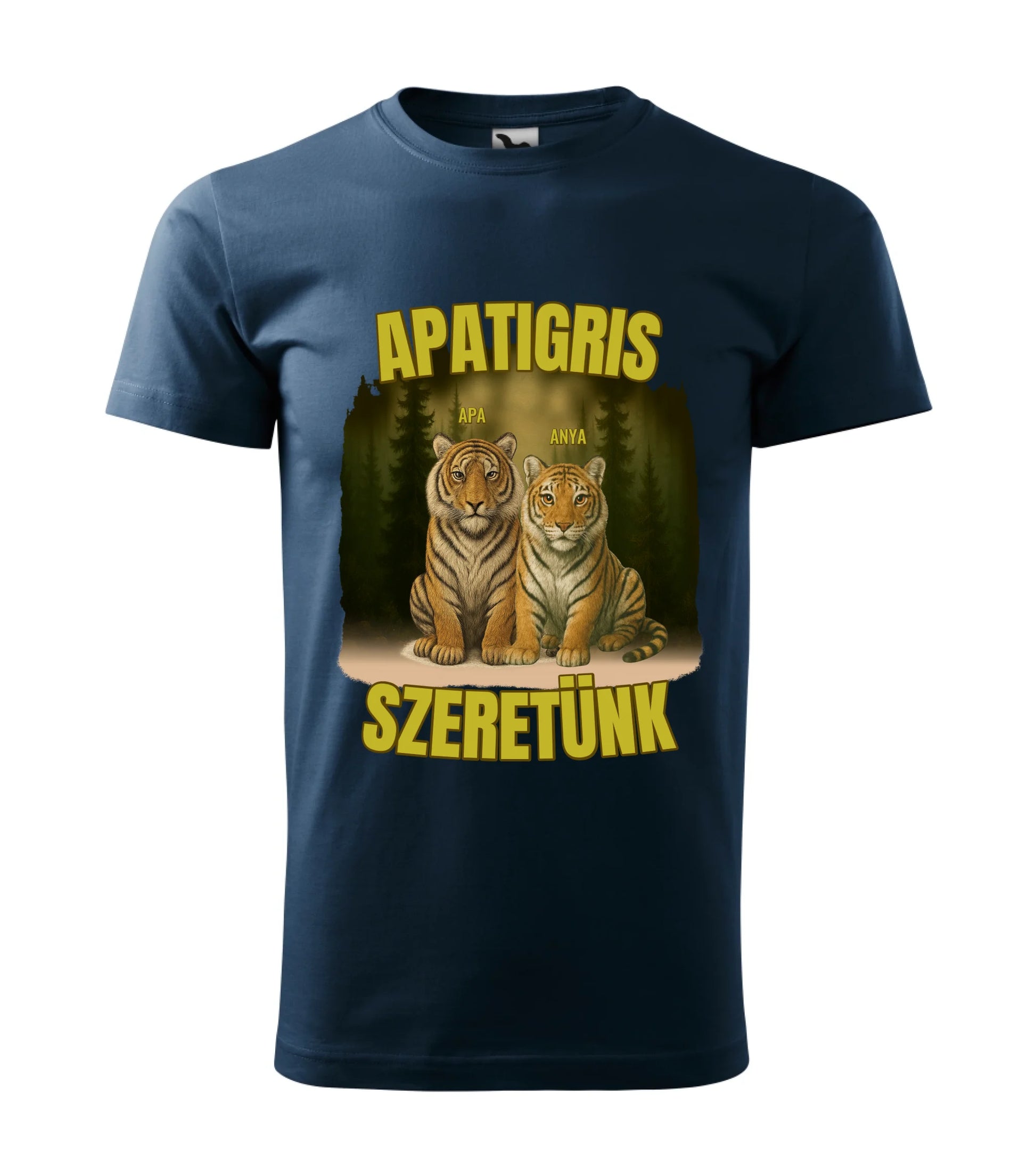 Férfi póló tengerészkék  02 1290212