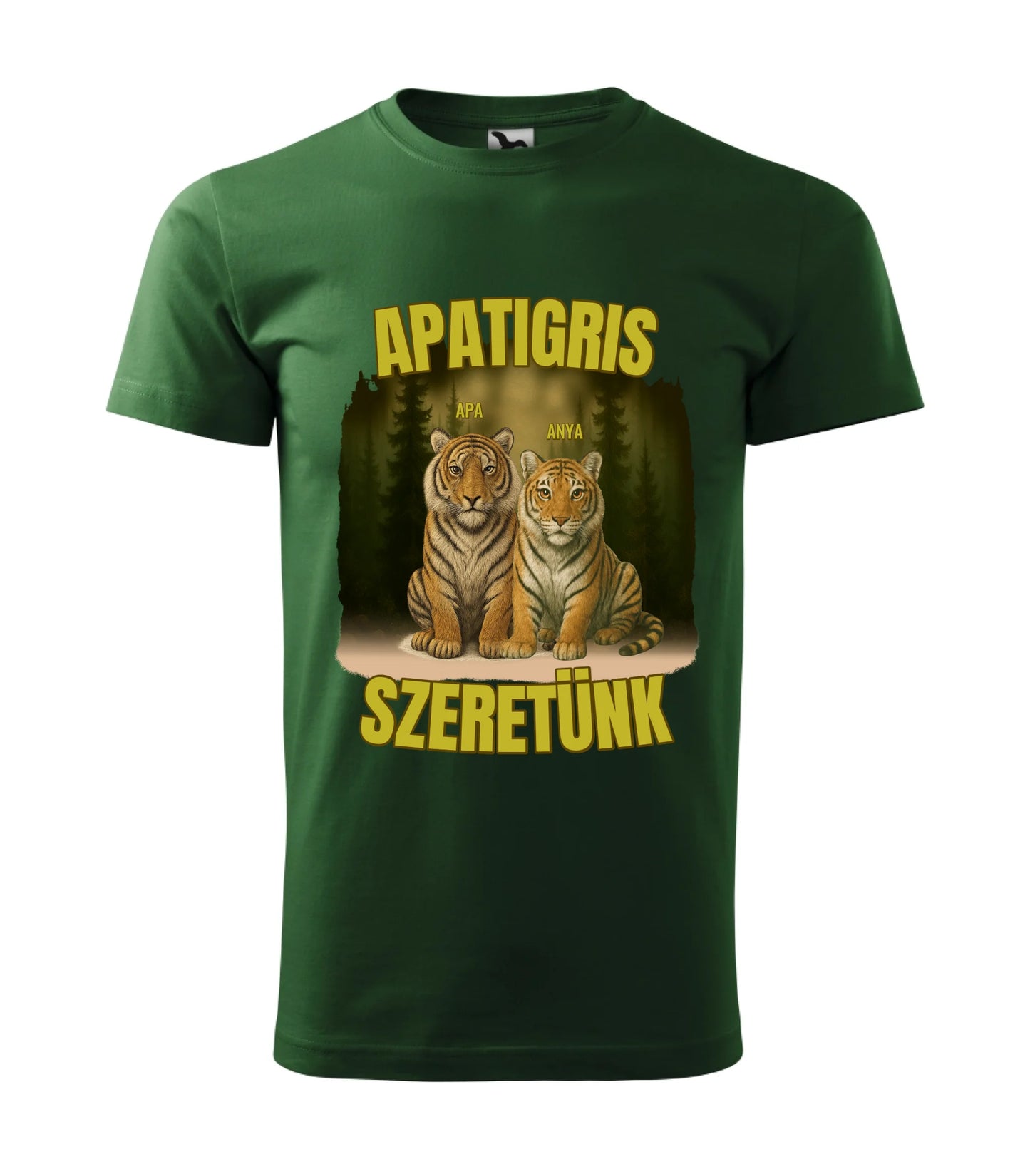Férfi póló üvegzöld  06 1290612