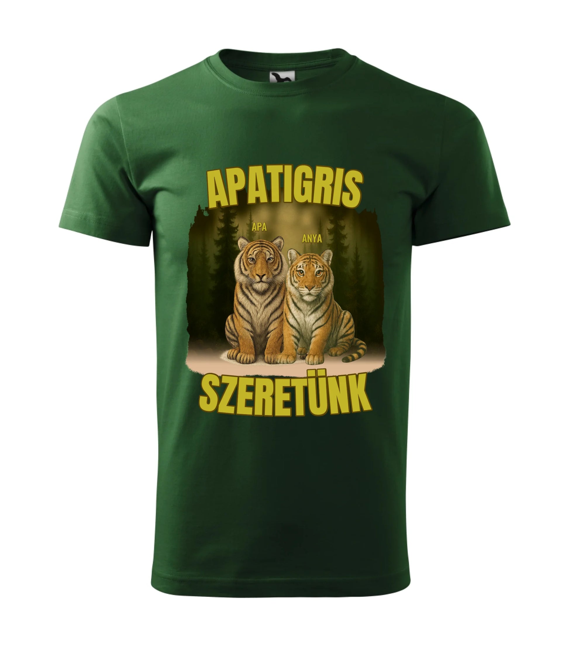 Férfi póló üvegzöld  06 1290612