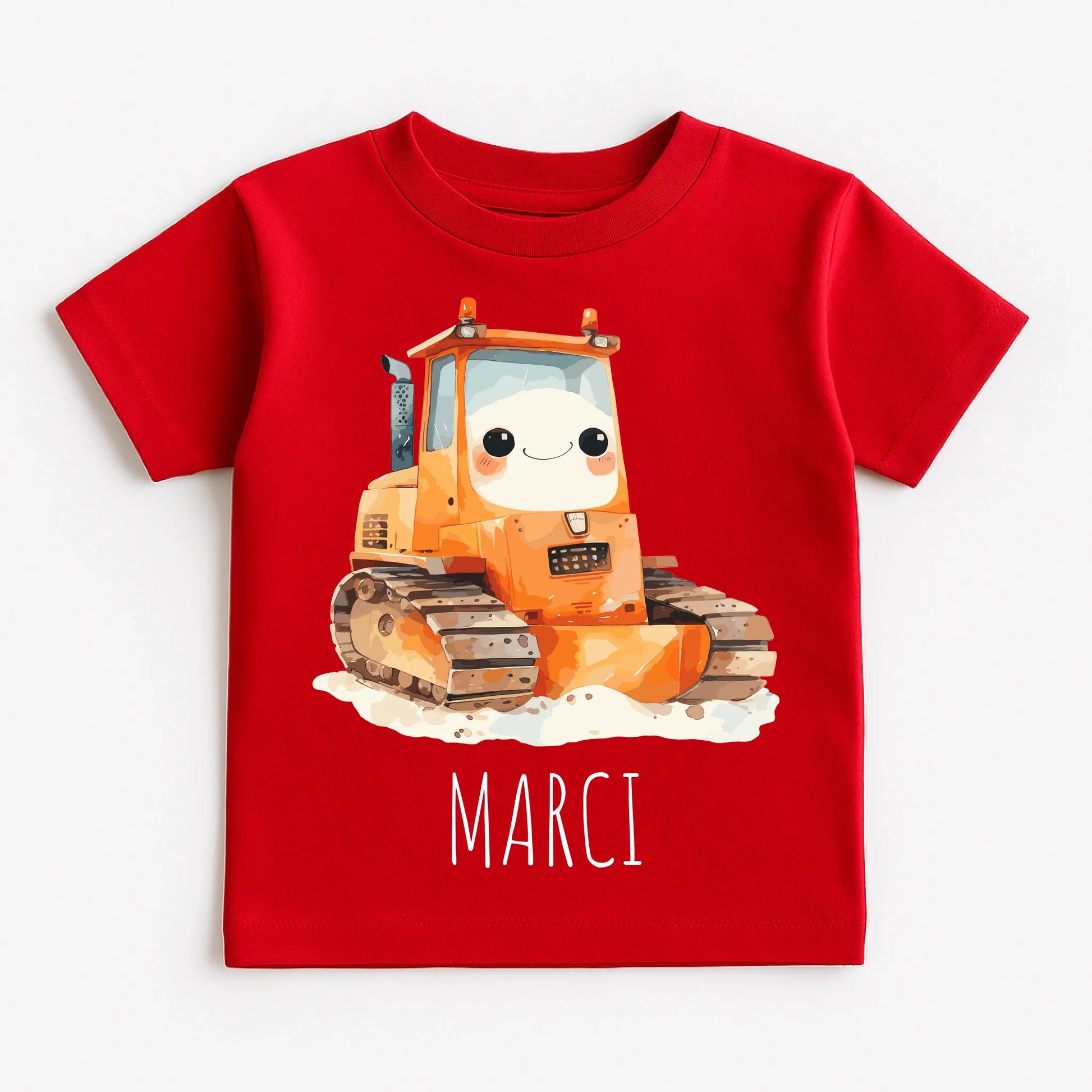 Red T-Shirt on White Background