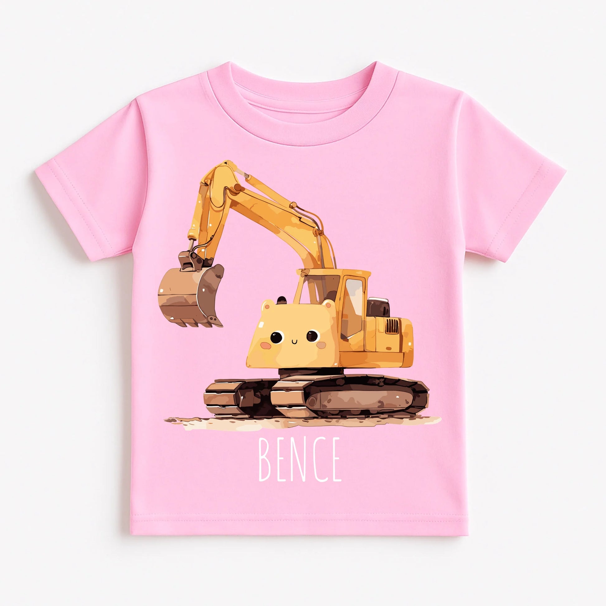 Pastel Pink T-Shirt Flat Lay