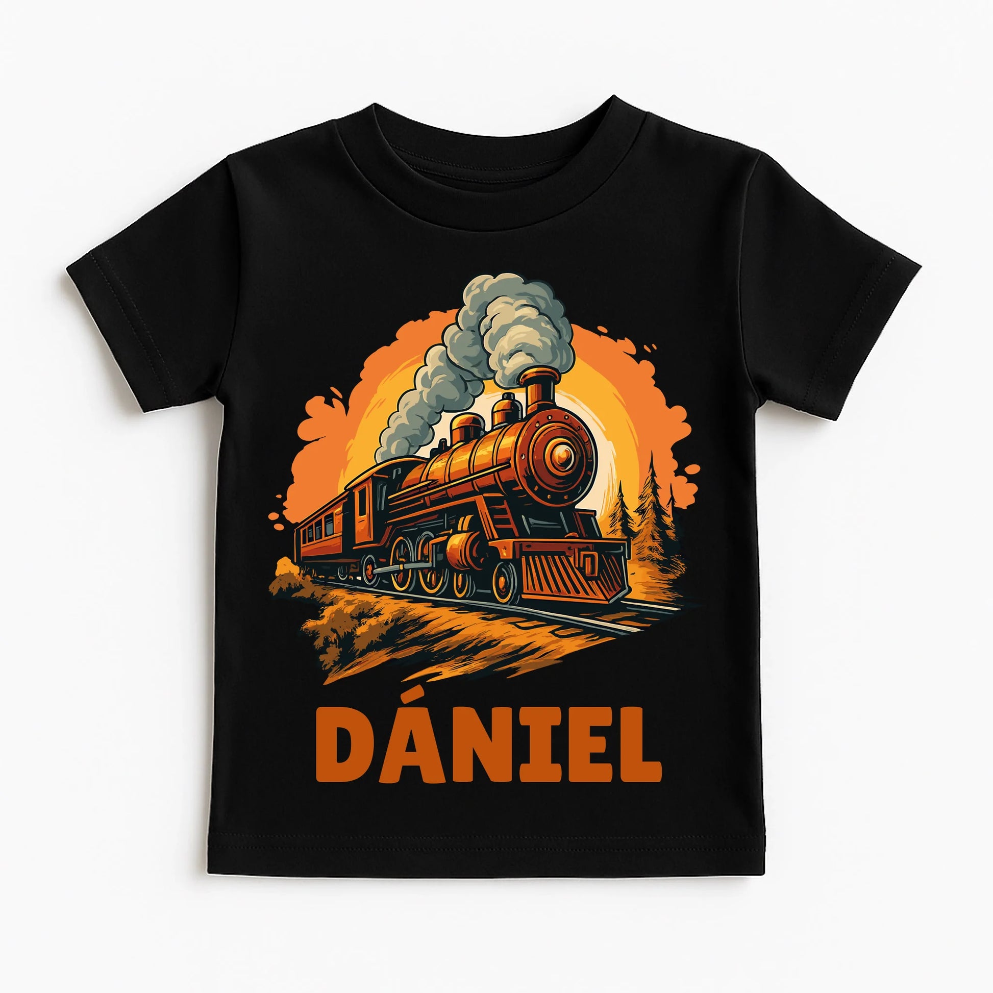 Classic Black T-Shirt on White