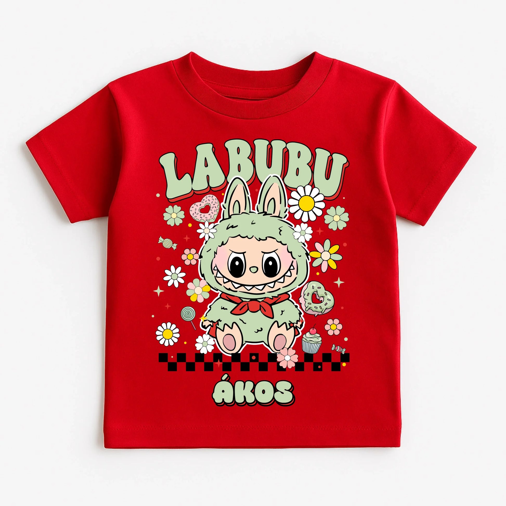 Red T-Shirt on White Background