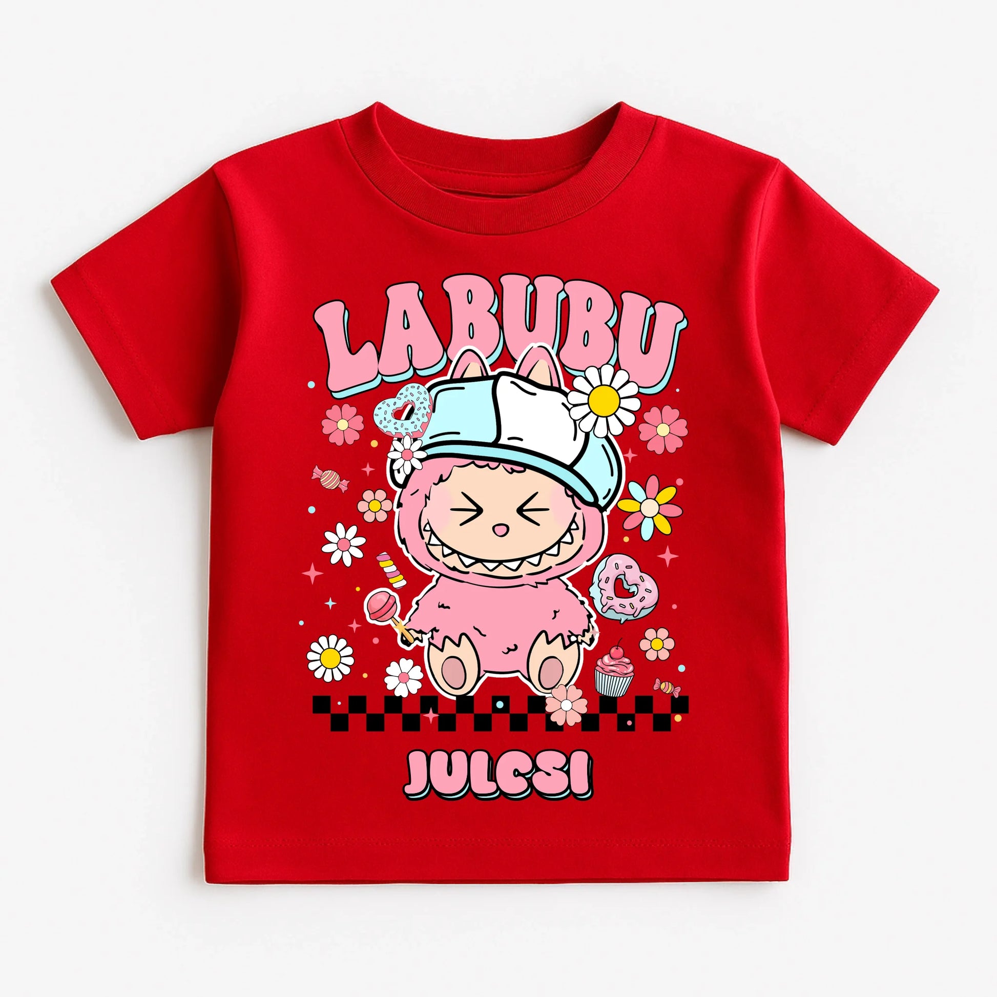 Red T-Shirt on White Background