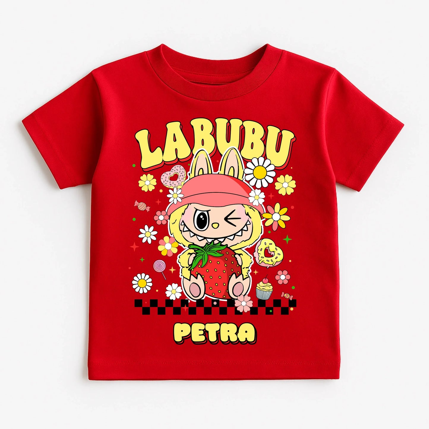Red T-Shirt on White Background