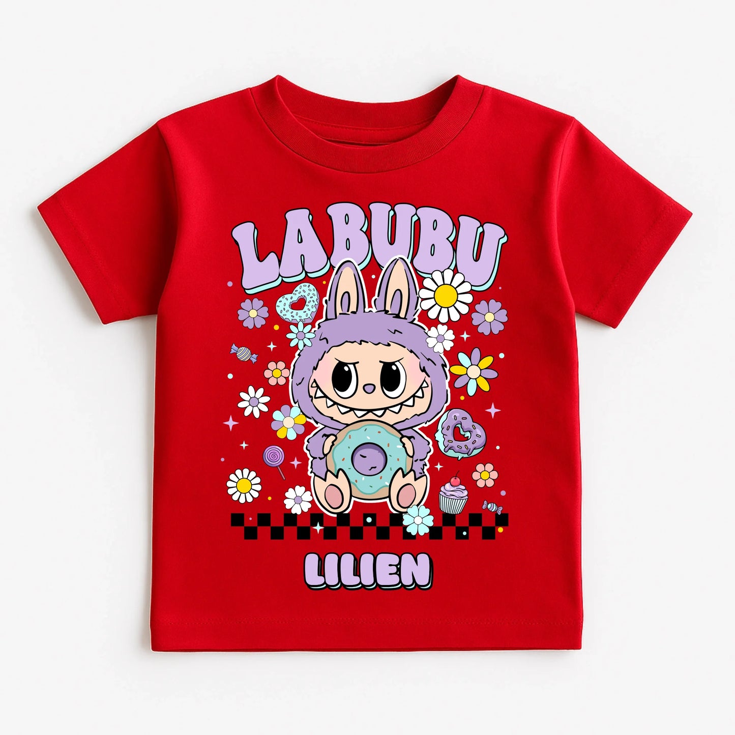 Red T-Shirt on White Background