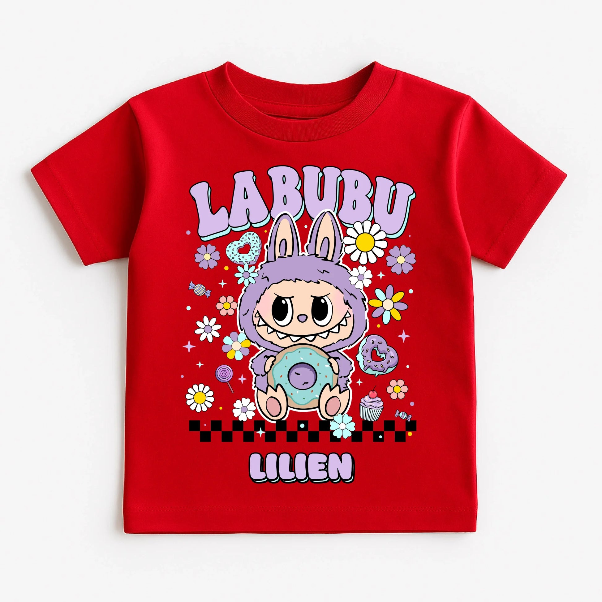 Red T-Shirt on White Background