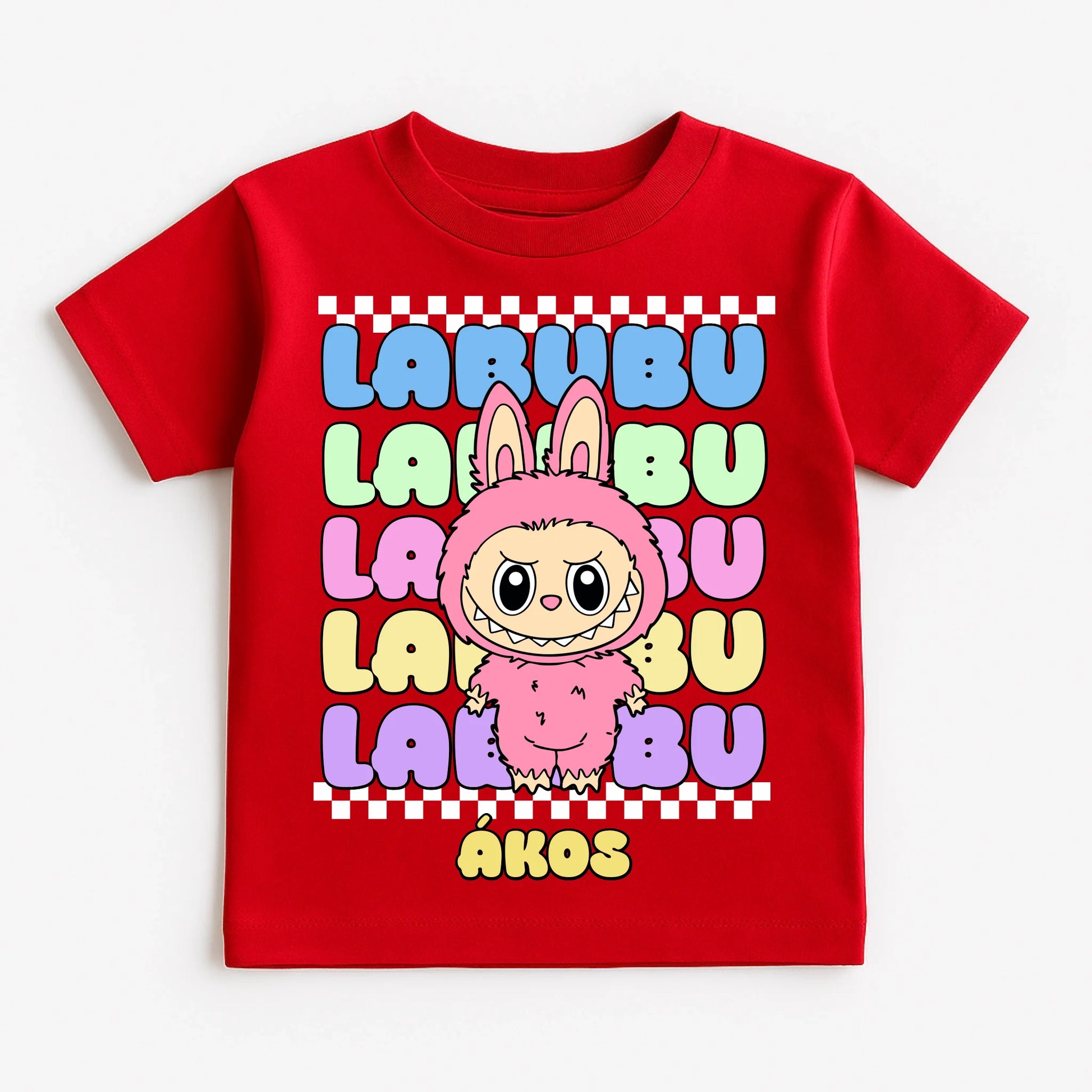 Red T-Shirt on White Background