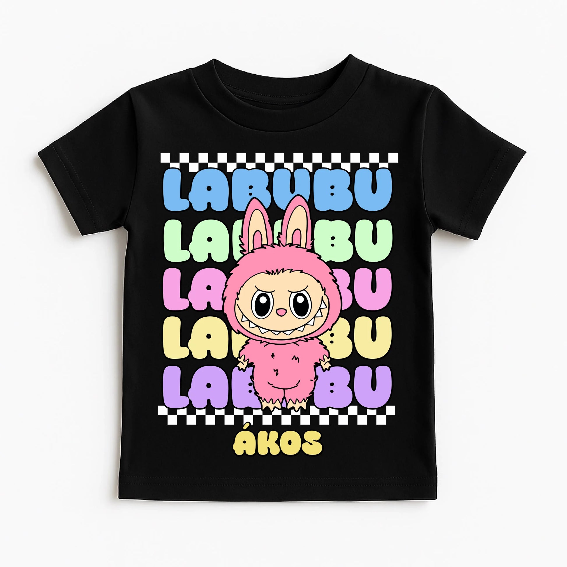 Classic Black T-Shirt on White