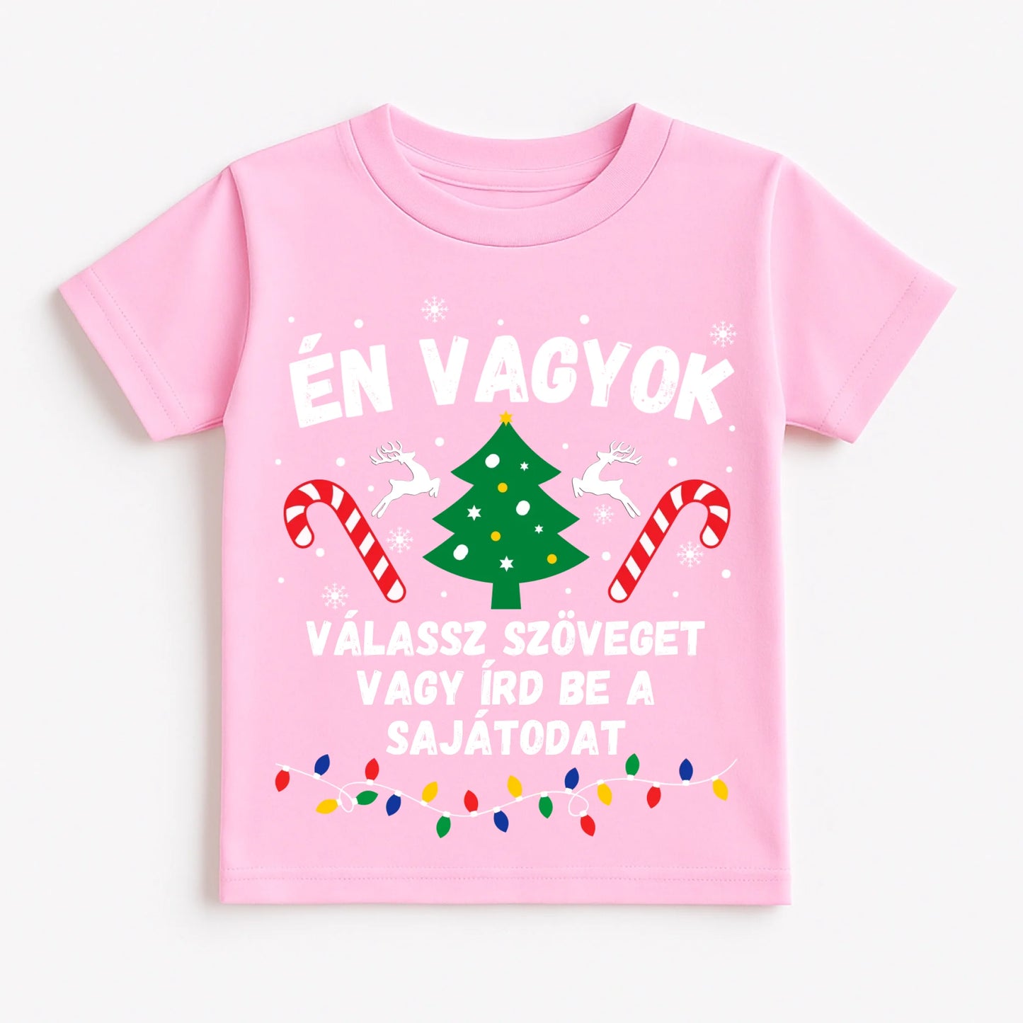 Pastel Pink T-Shirt Flat Lay