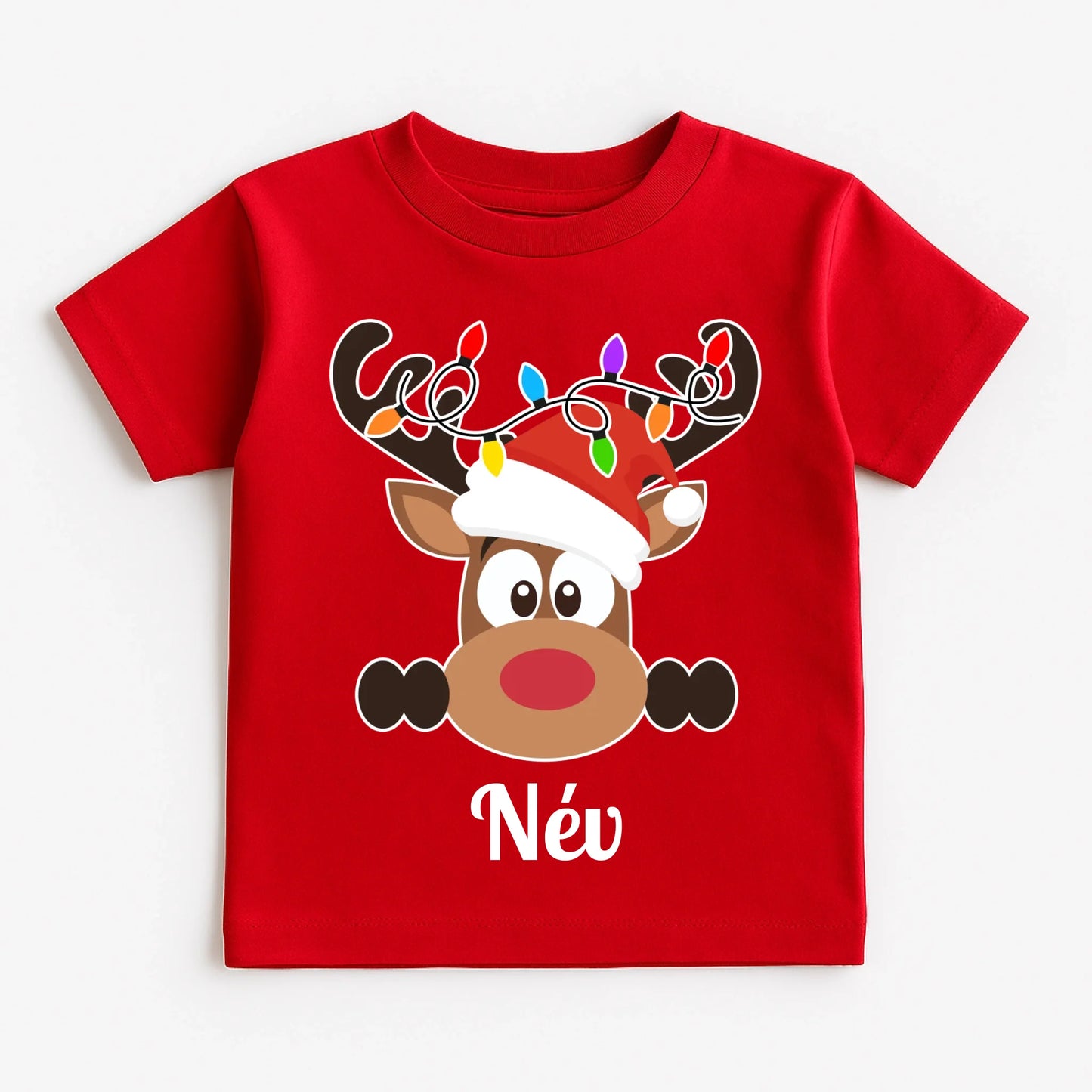 Red T-Shirt on White Background