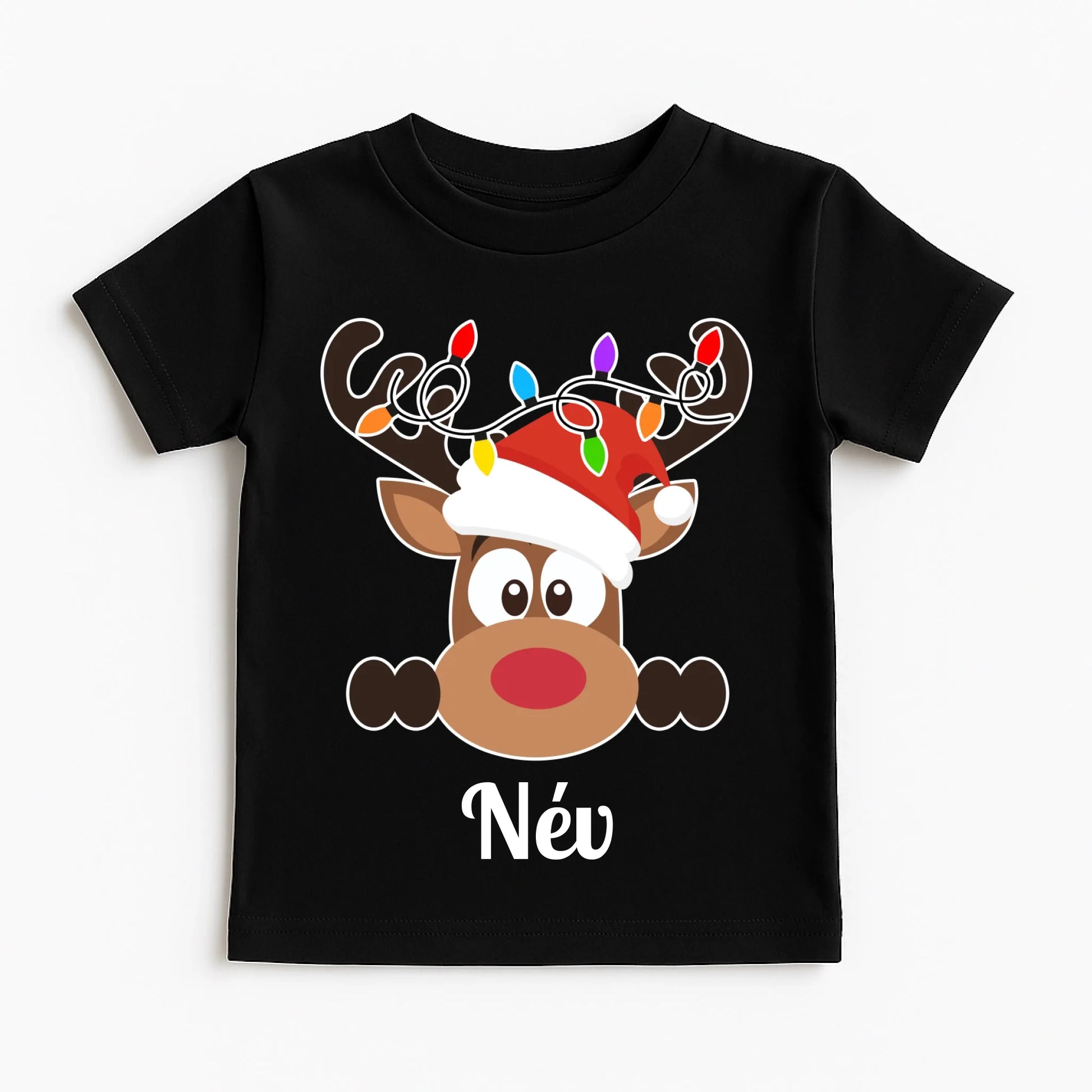 Classic Black T-Shirt on White