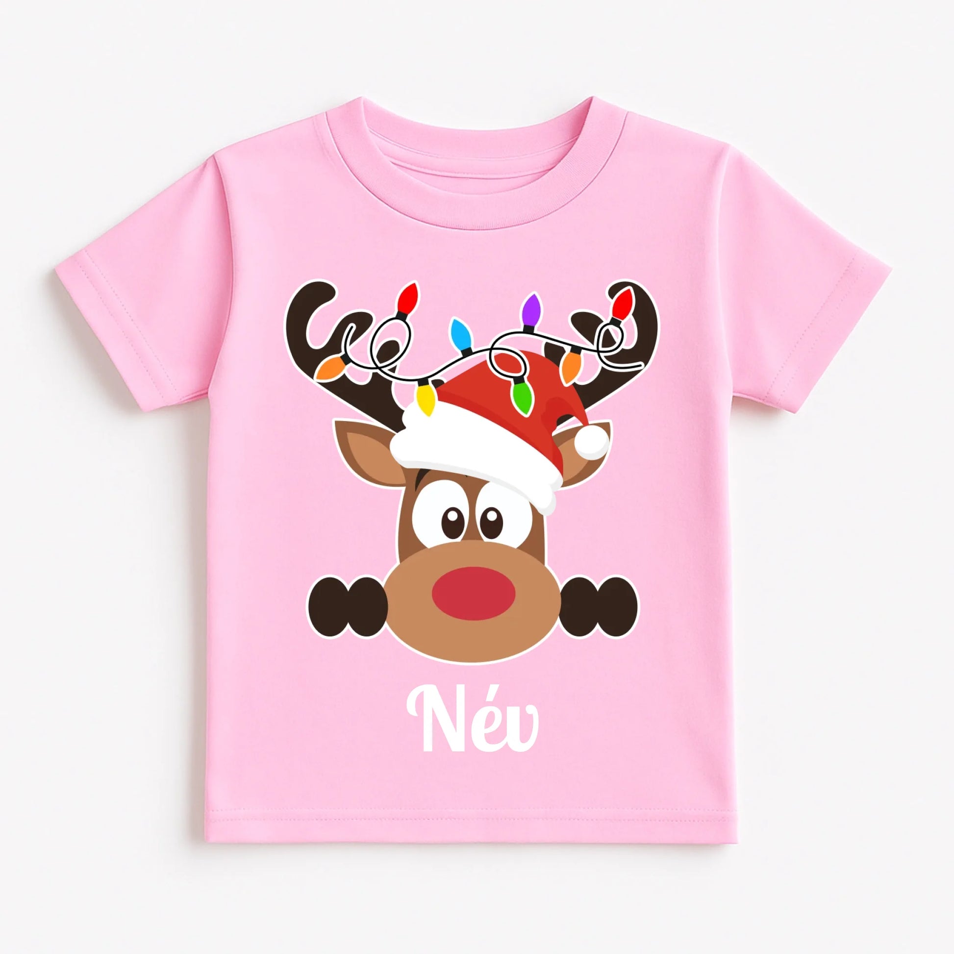 Pastel Pink T-Shirt Flat Lay