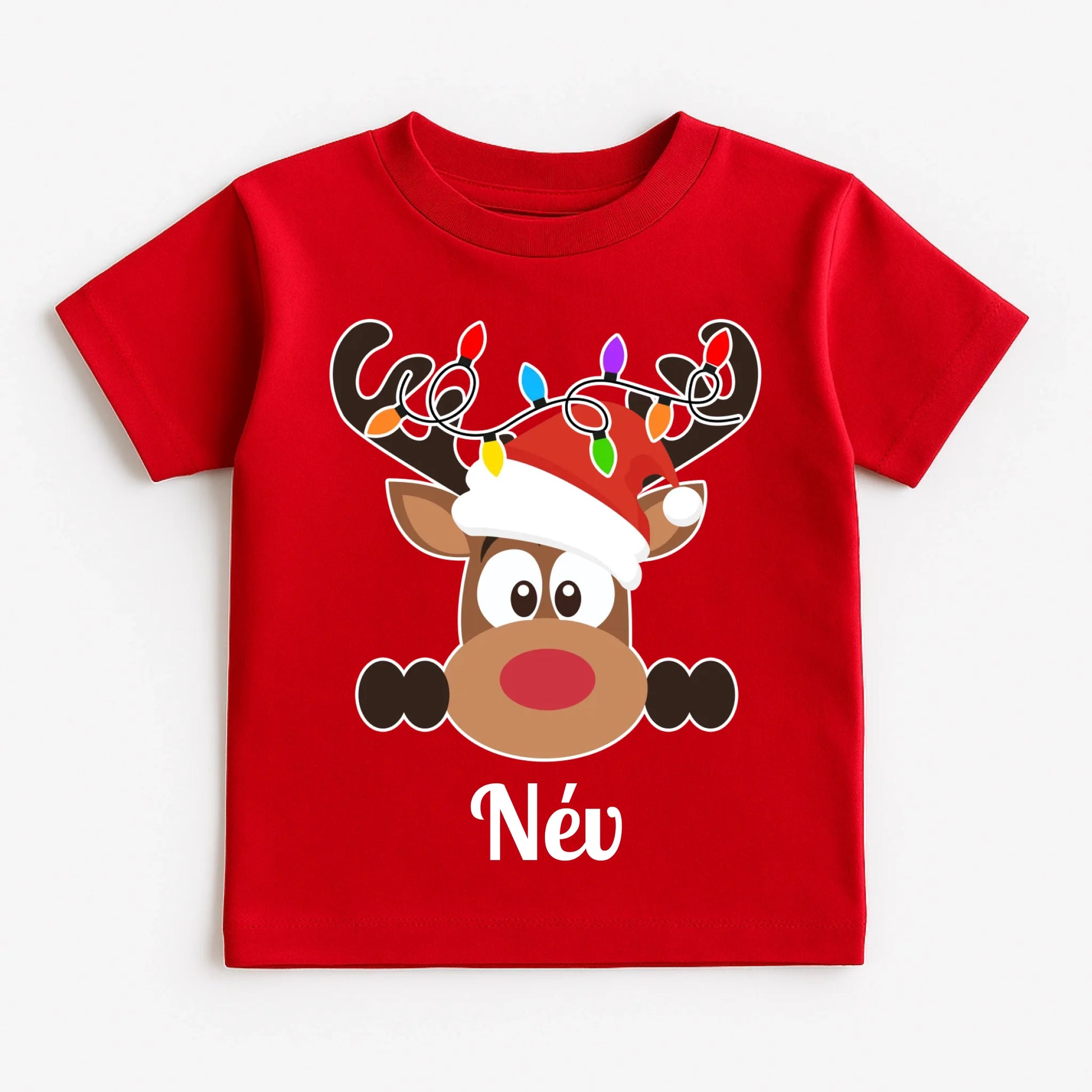 Red T-Shirt on White Background